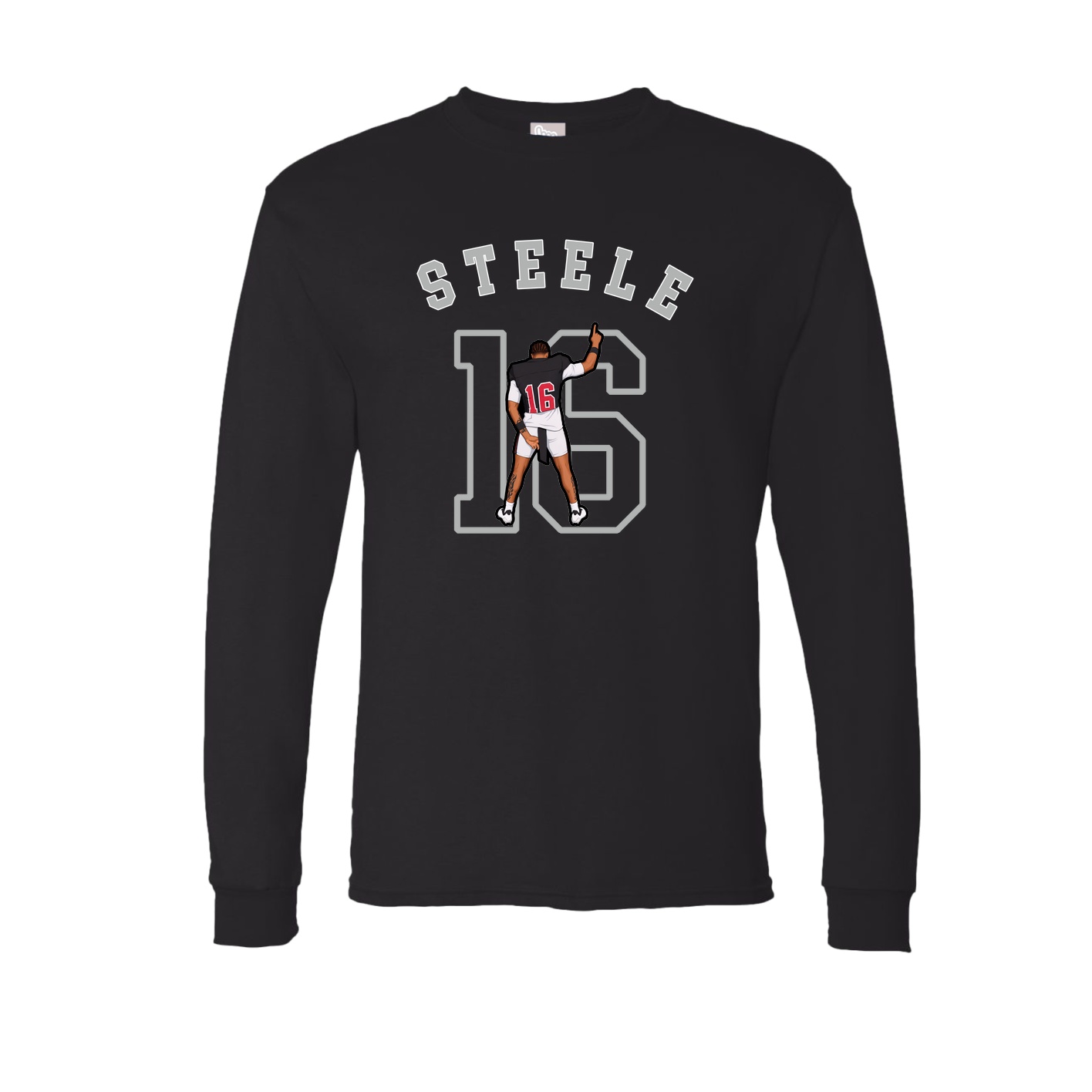 Long Sleeve Tee — Shirsey Arch in Black