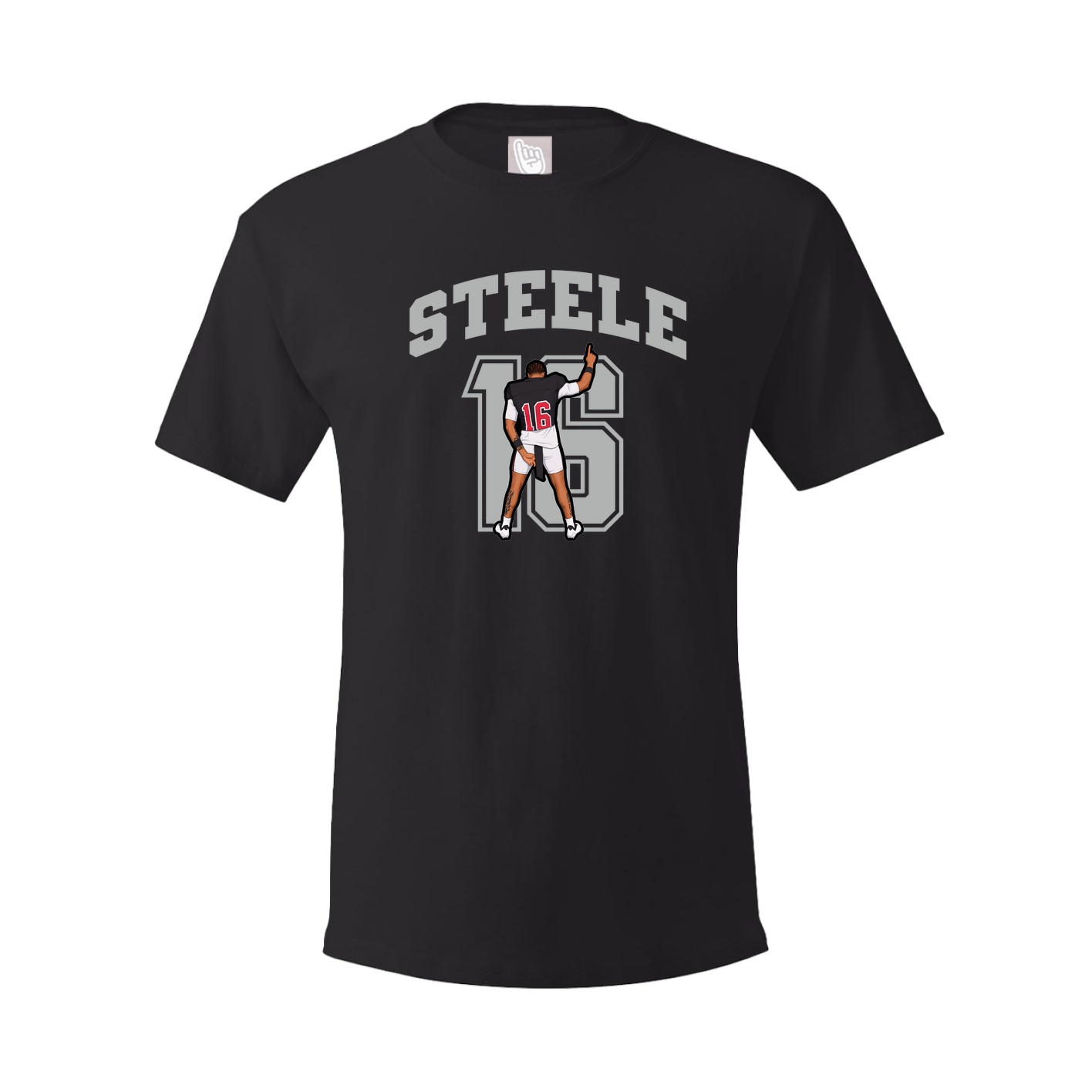 Youth Tee — Number in Black