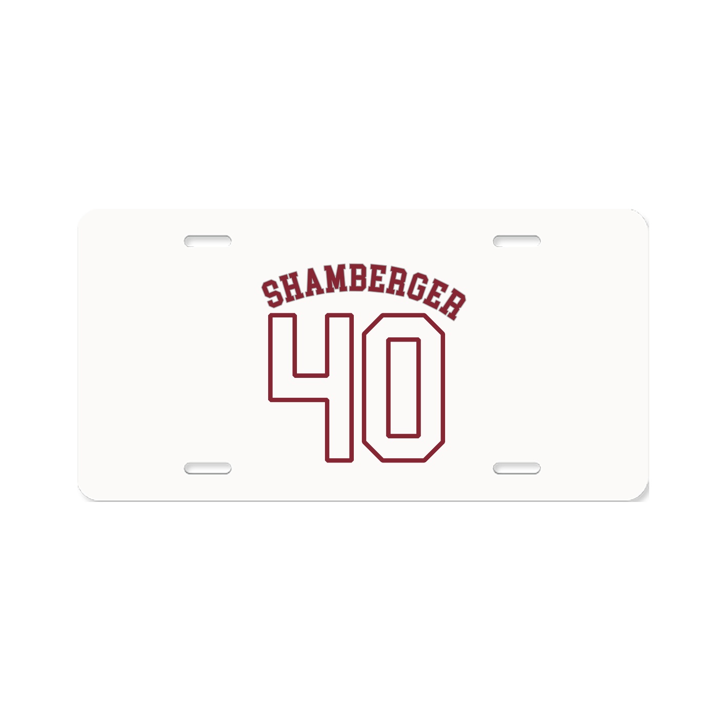 License Plate — Shirsey Arch in Classic