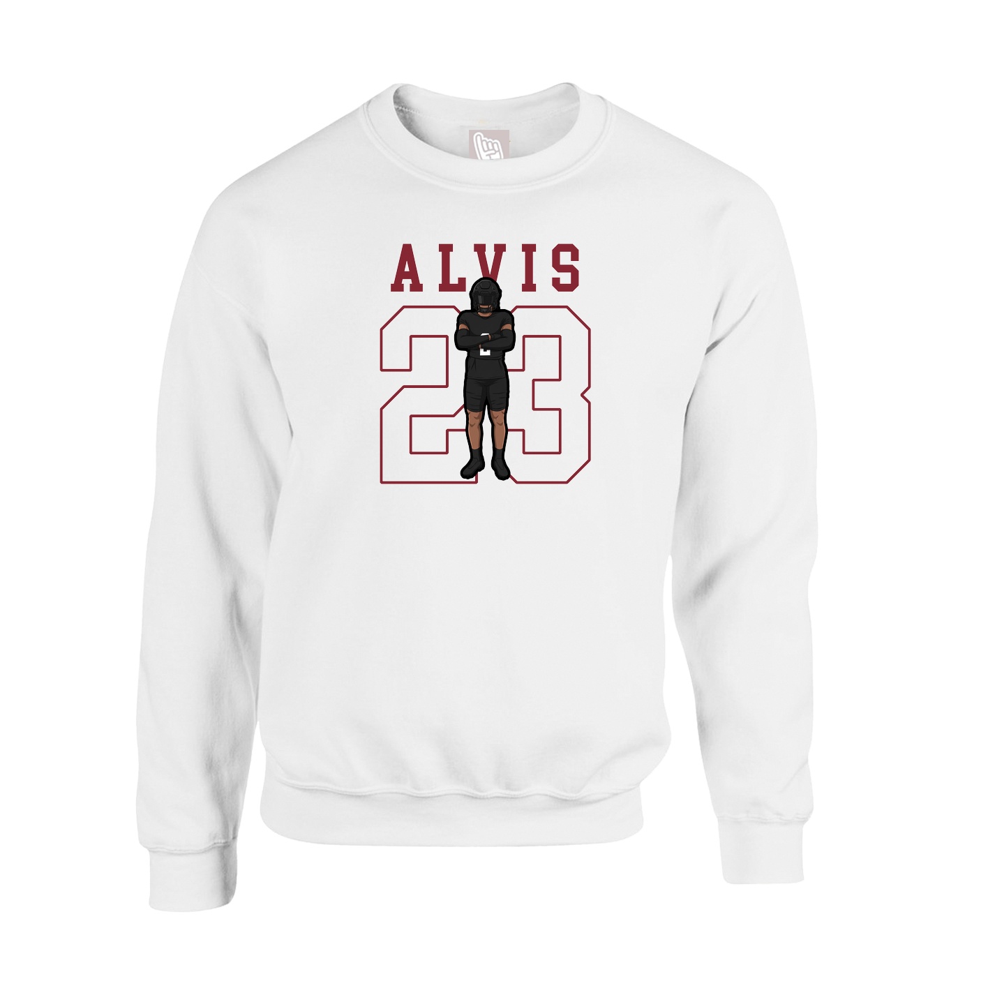Fleece Crew — Shirsey in White