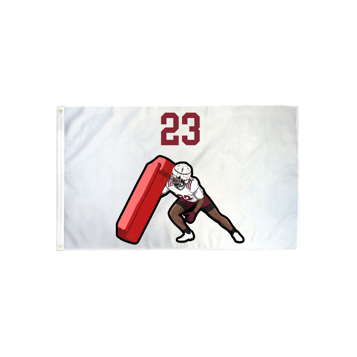 3x5 Flag — Number Top in Classic