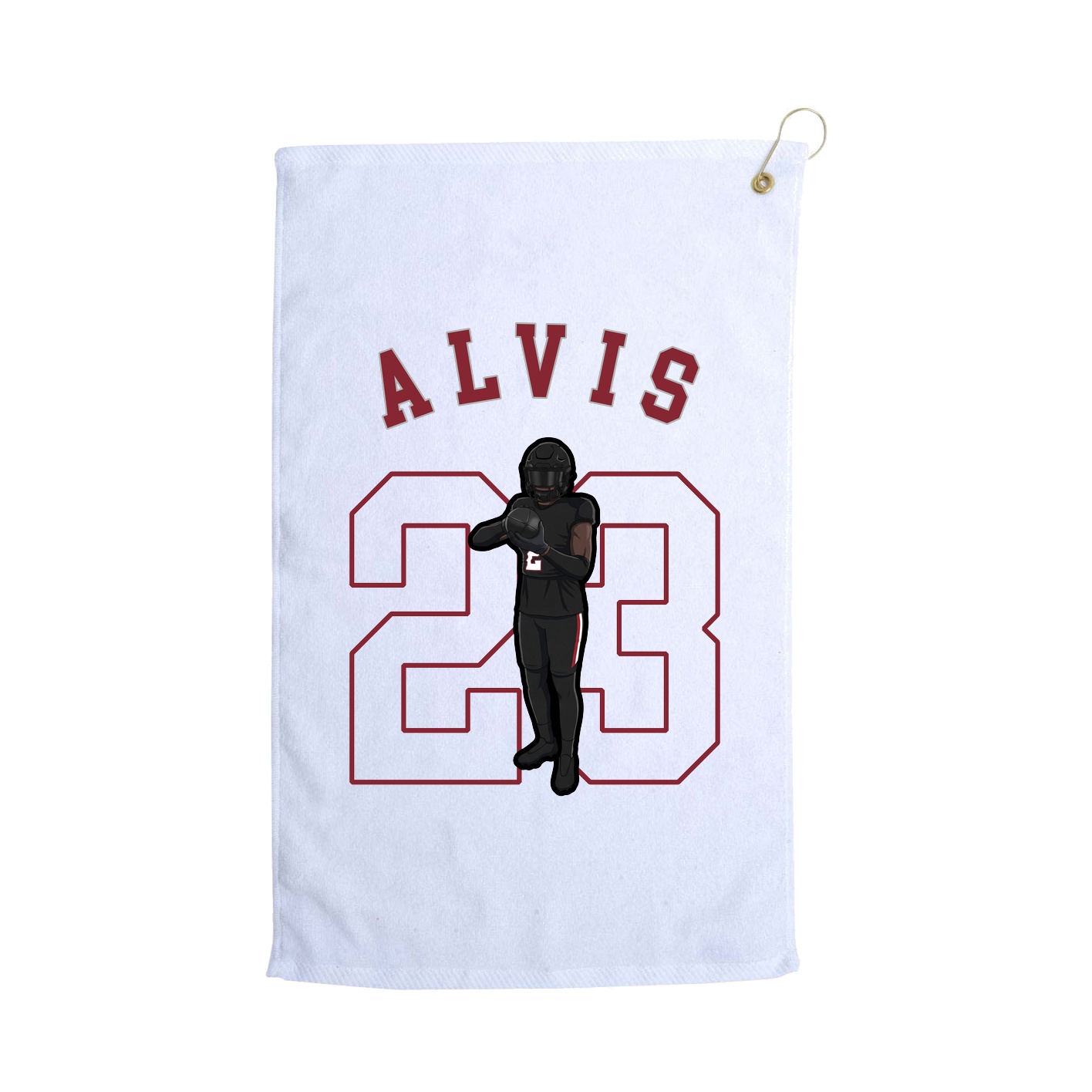 Golf Towel — Shirsey Arch in White