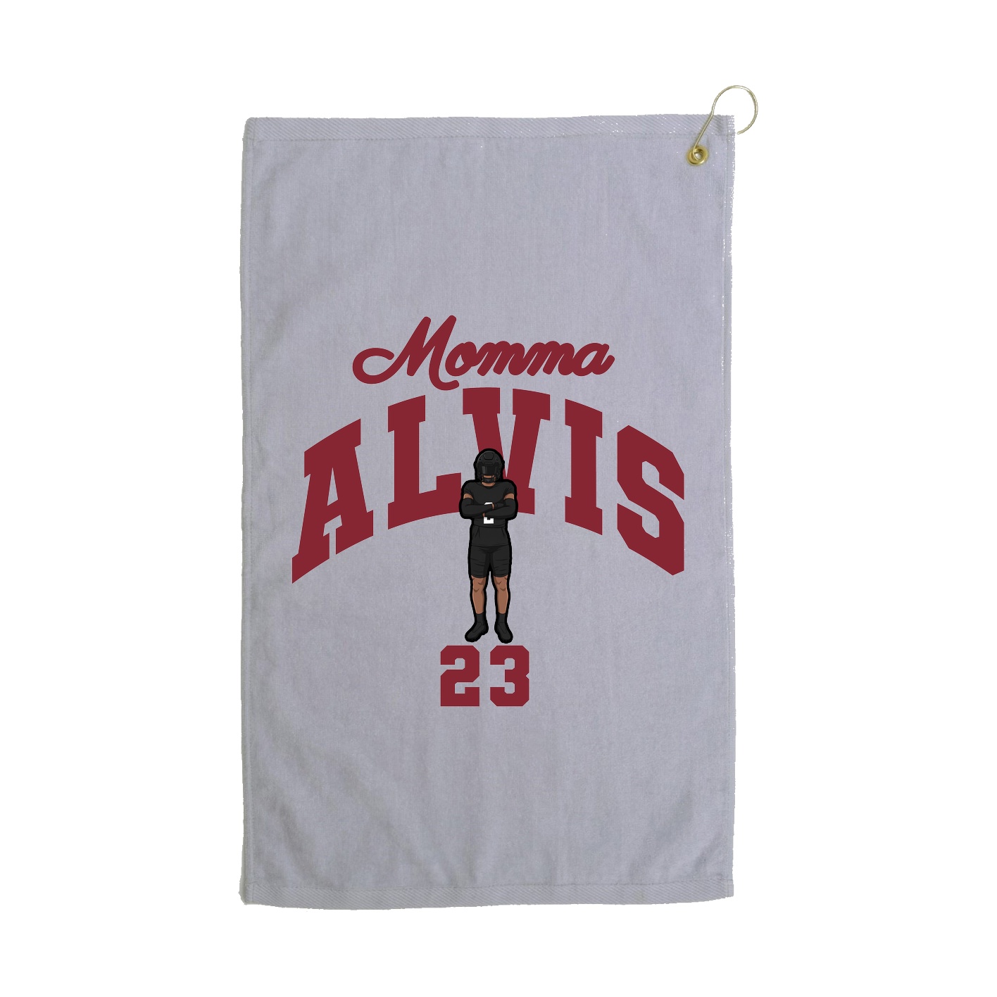 Golf Towel — Mothers Day Arch in Grey
