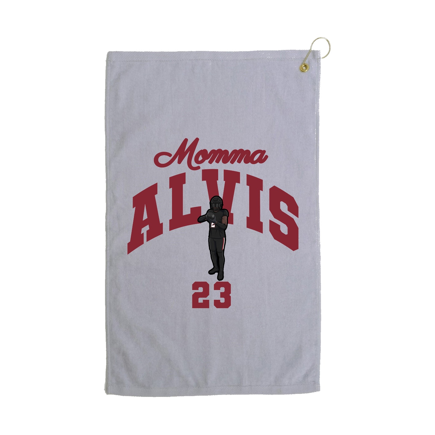 Golf Towel — Mothers Day Arch in Grey