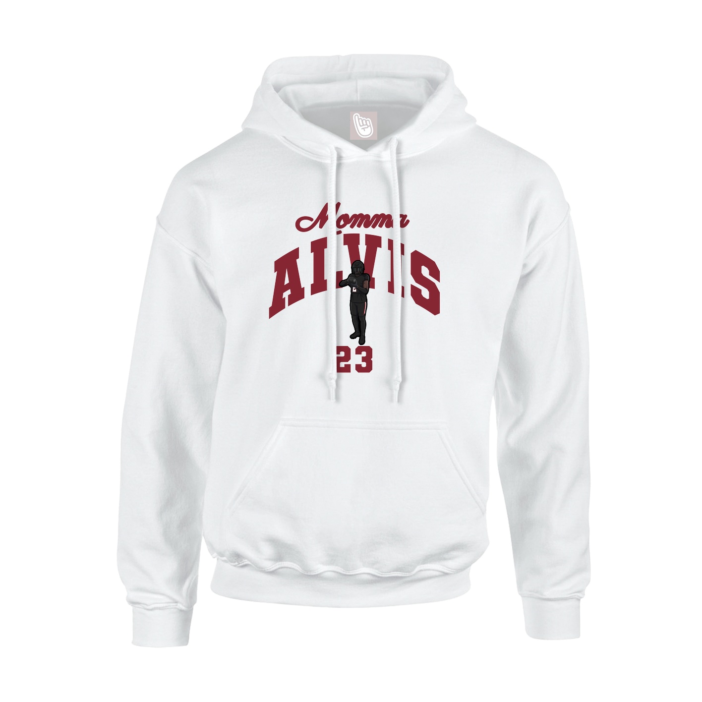 Youth Hoodie — Mothers Day Arch in White
