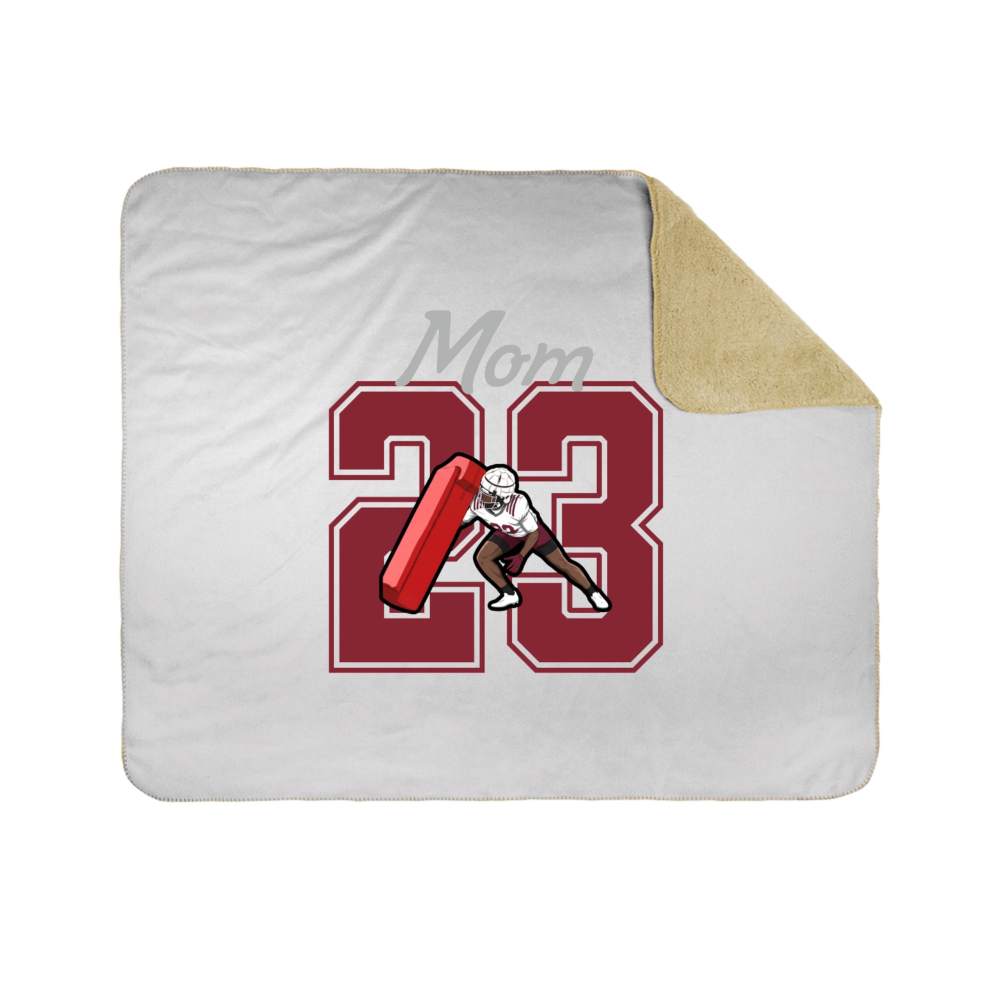 Throw Blanket — Mothers Day Shirsey in White
