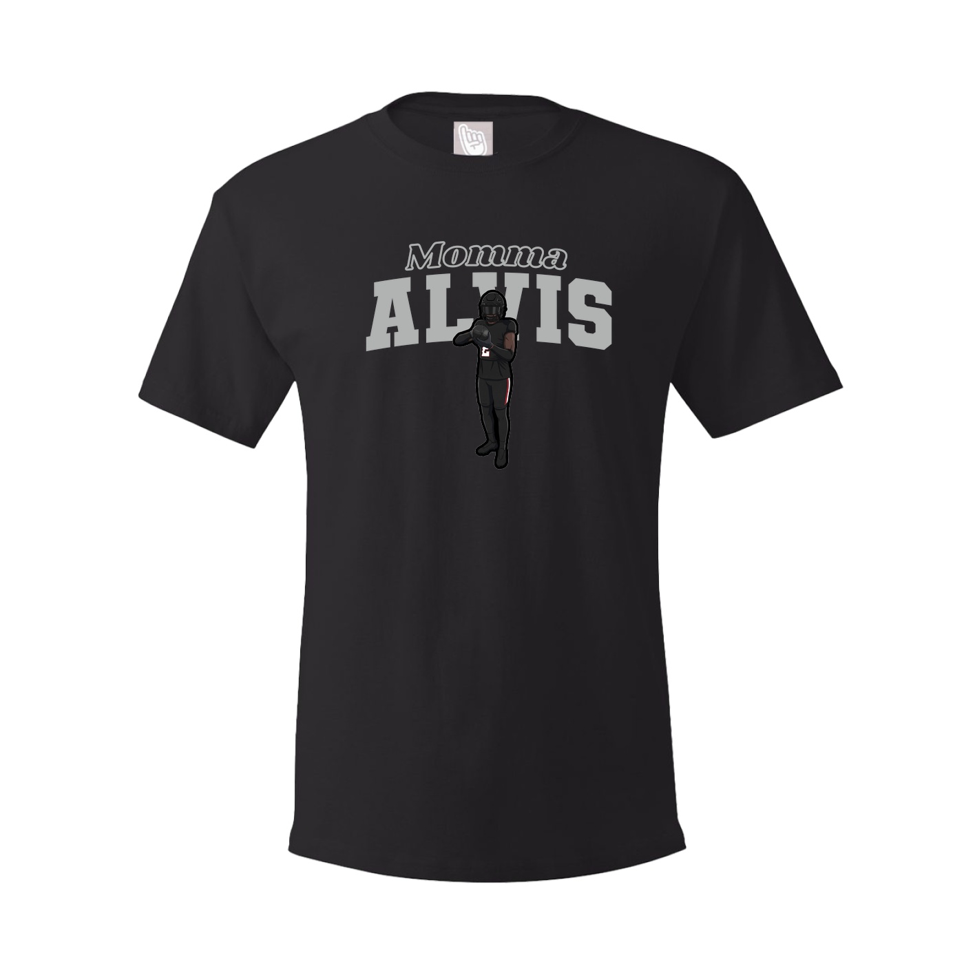 Youth Tee — Mothers Day Block in Black