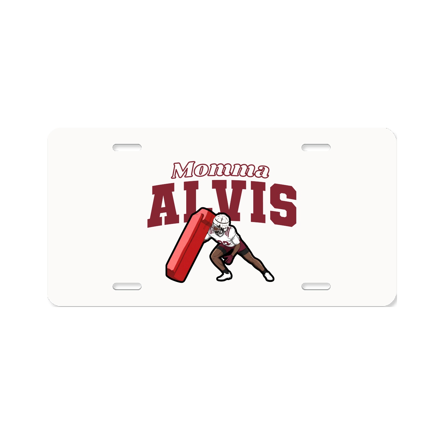 License Plate — Mothers Day Block in Classic