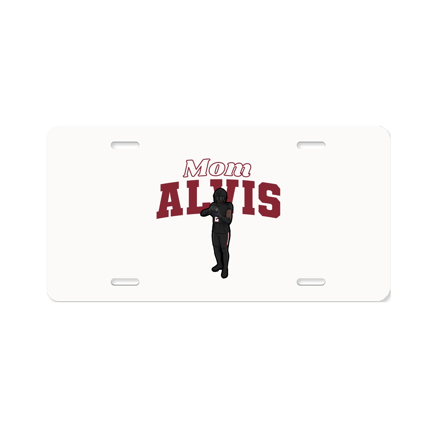 License Plate — Mothers Day Block in Classic
