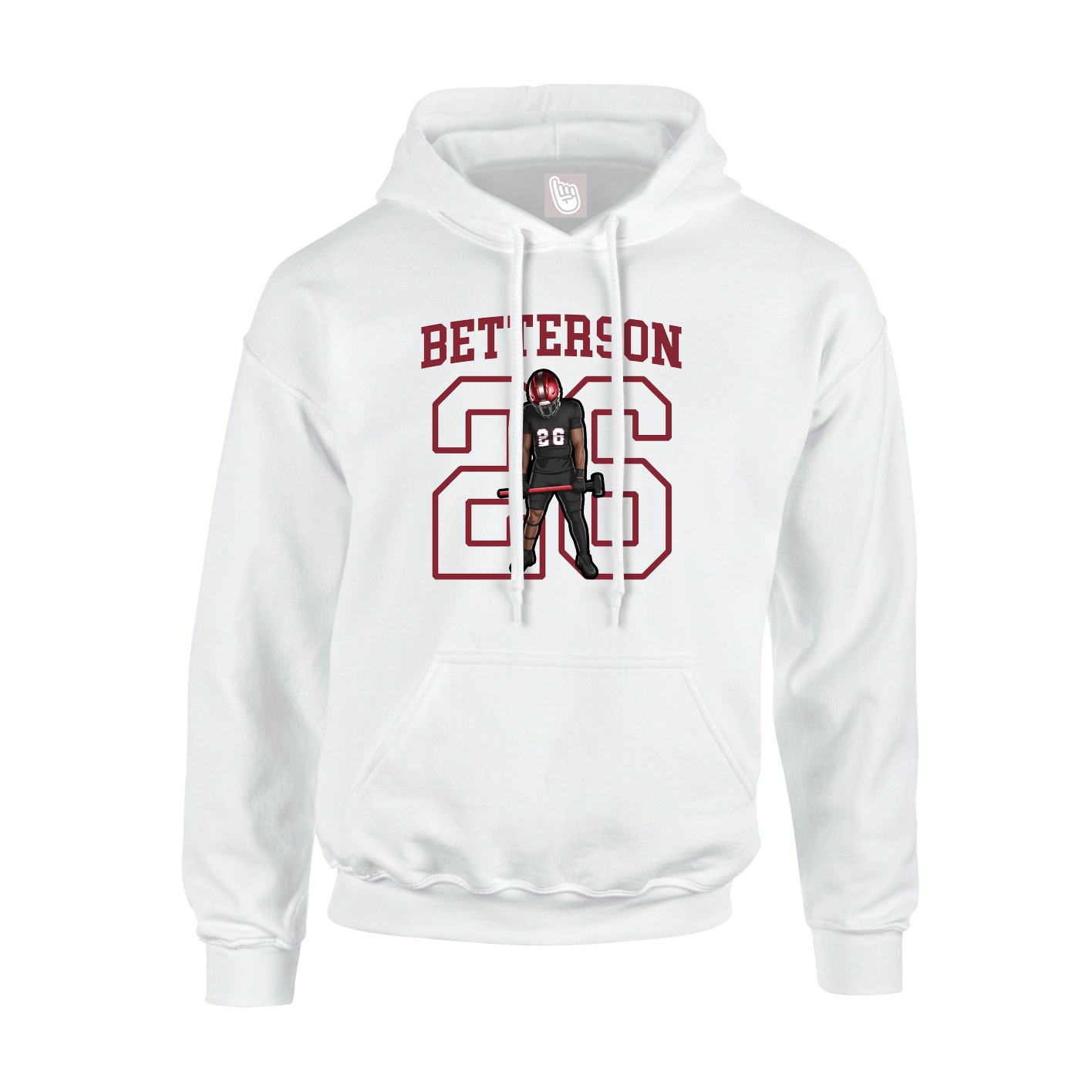Hoodie — Shirsey in White