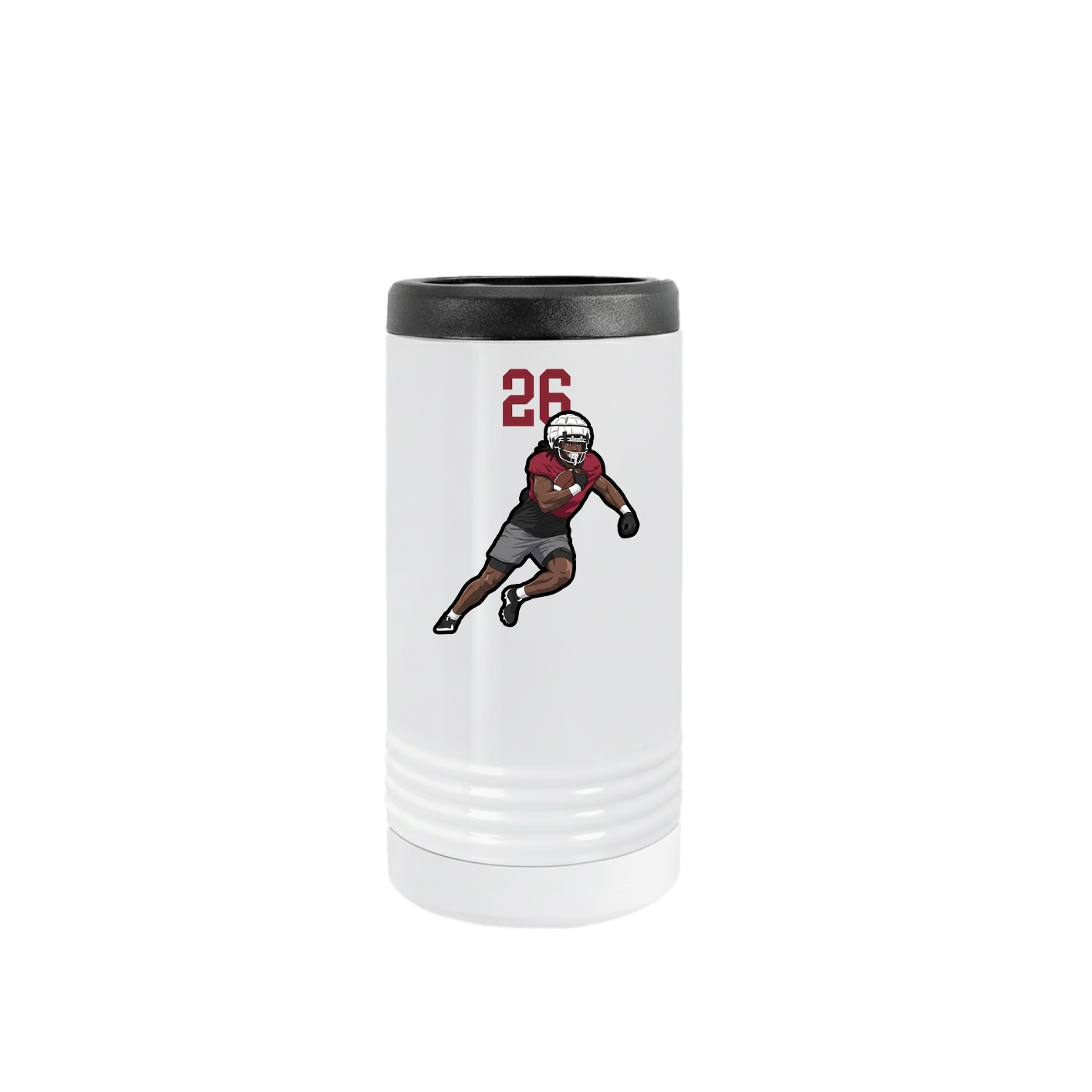 Slim Beverage Holder — Number Top in White