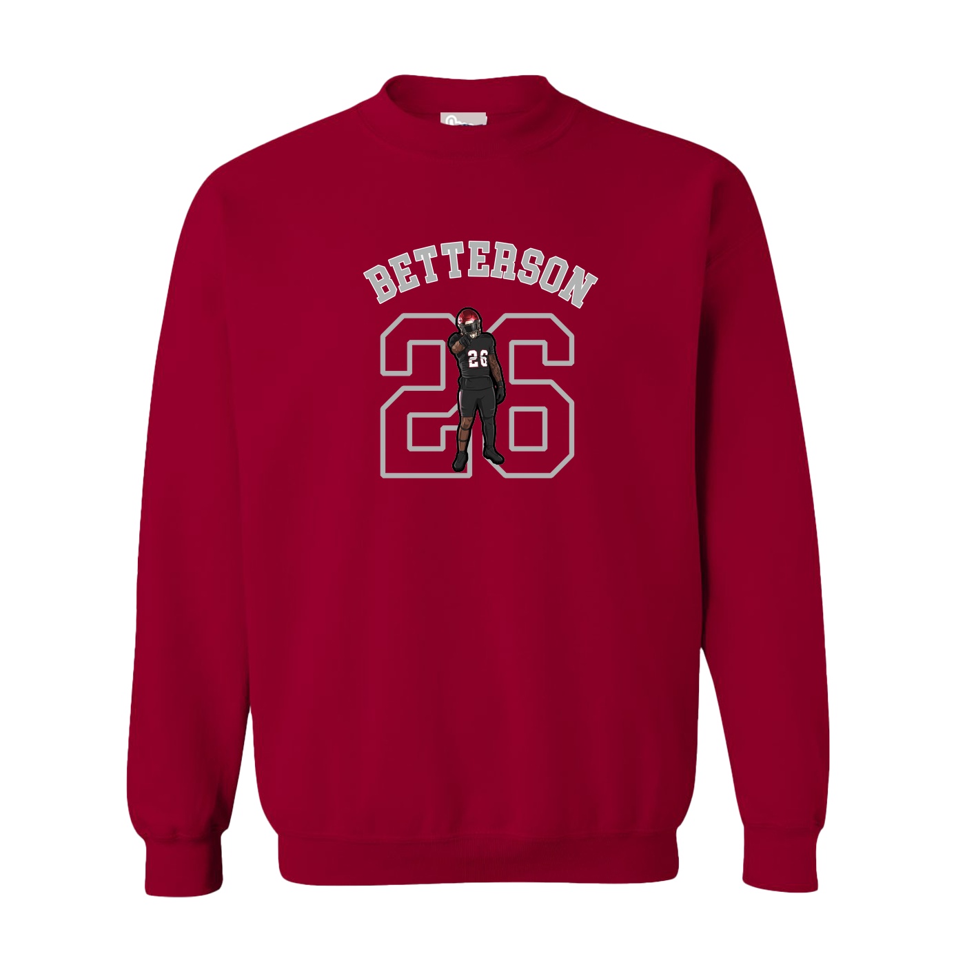 Fleece Crew — Shirsey Arch in Cardinal