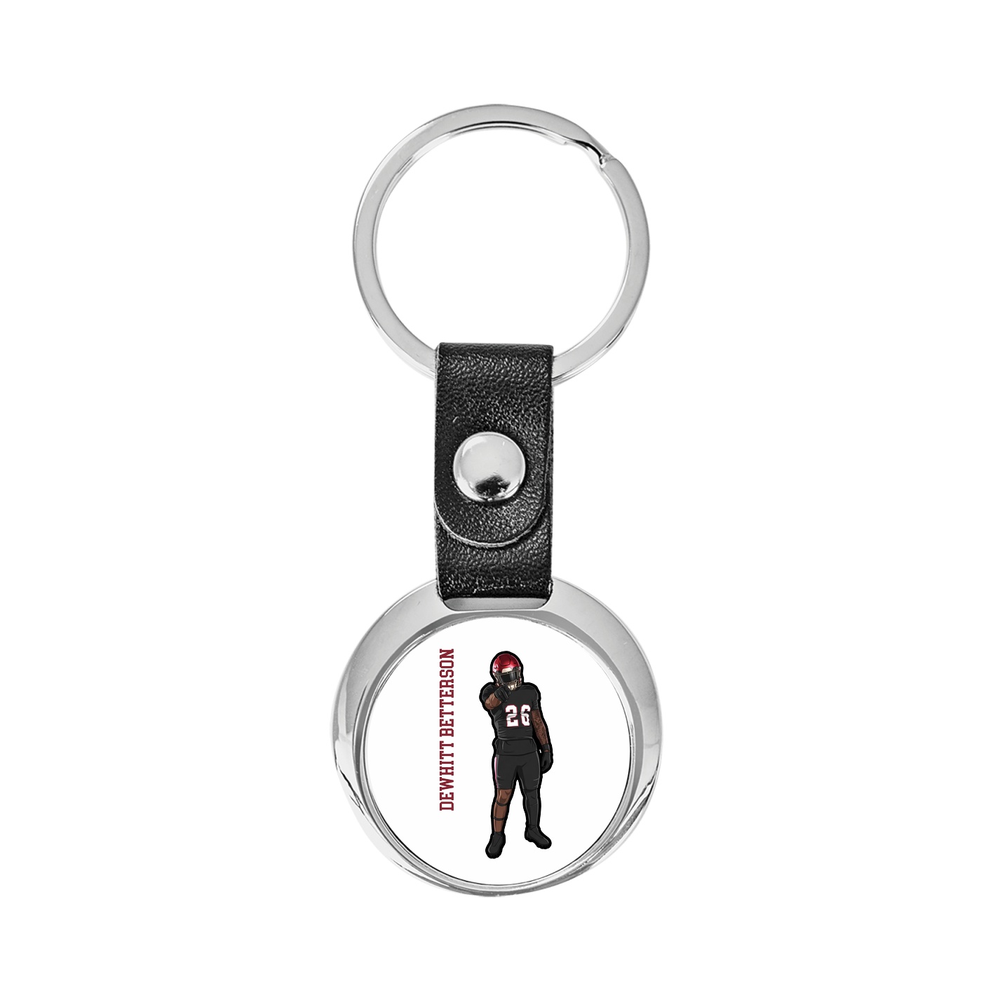 Key Chain — Name Vertical in Classic