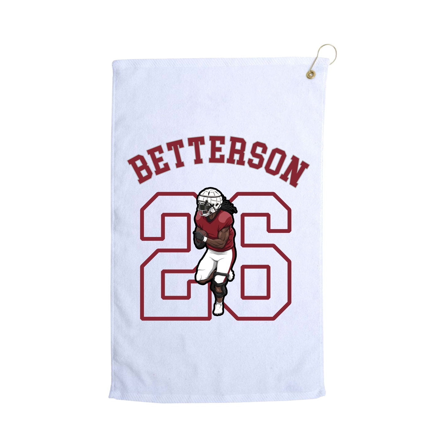Golf Towel — Shirsey Arch in White