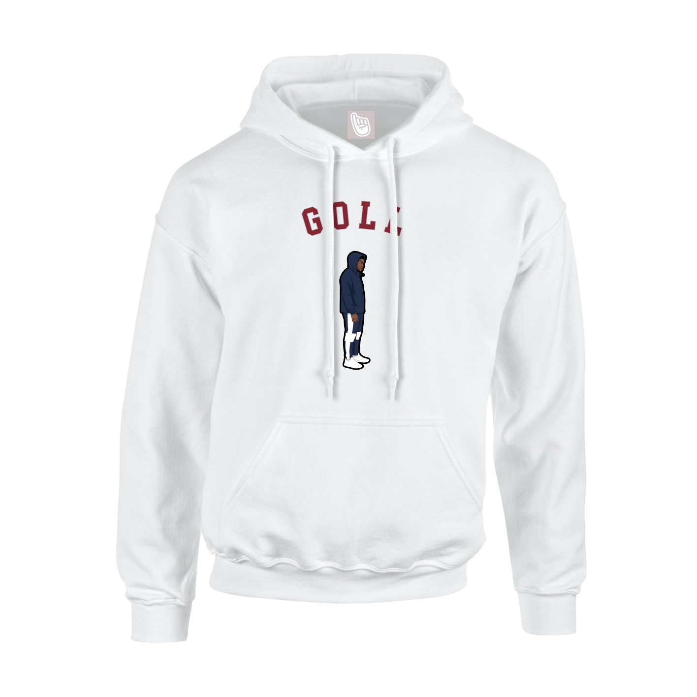 Hoodie — Shirsey Arch in White