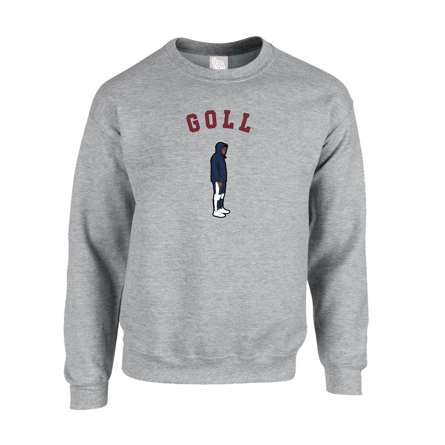 Fleece Crew — Shirsey Arch in Grey
