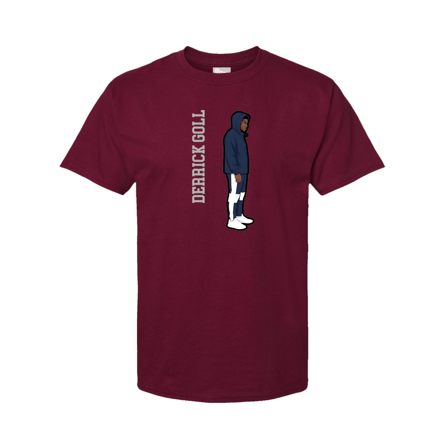 Tee — Name Vertical in Cardinal