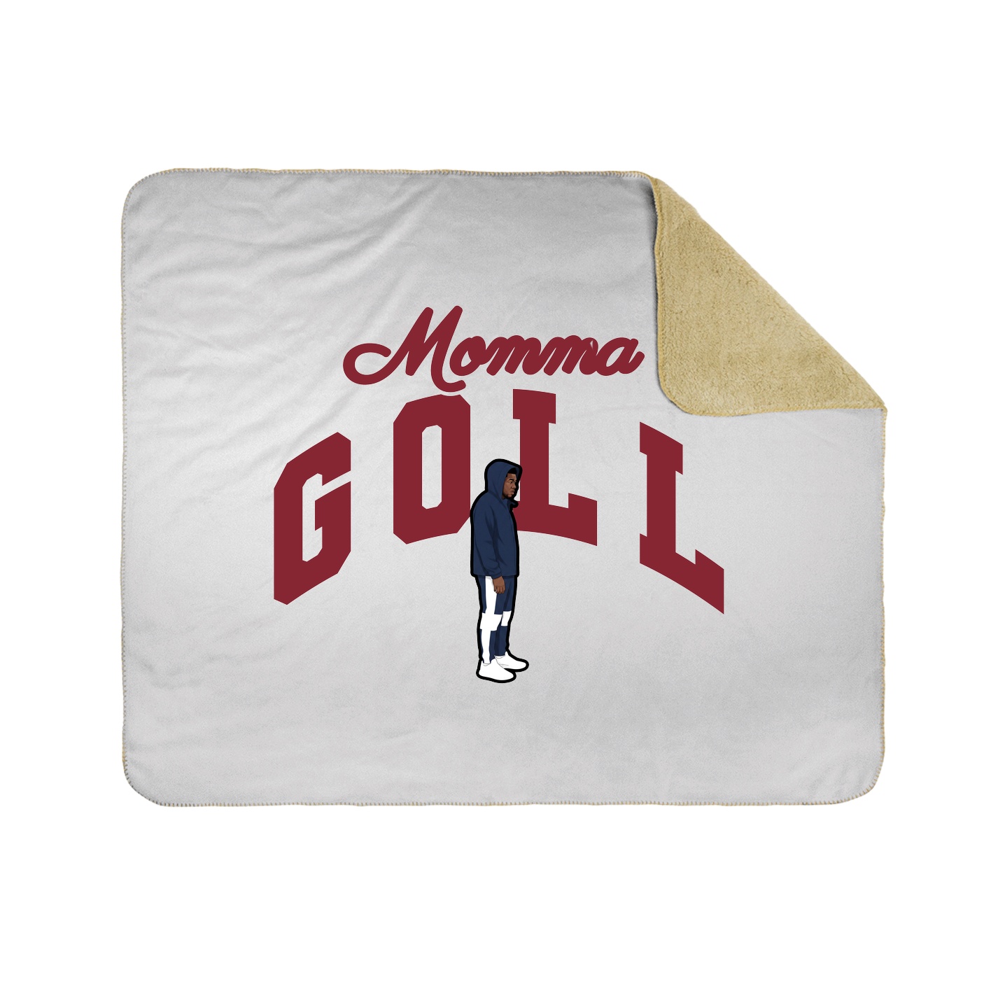 Throw Blanket — Mothers Day Arch in White