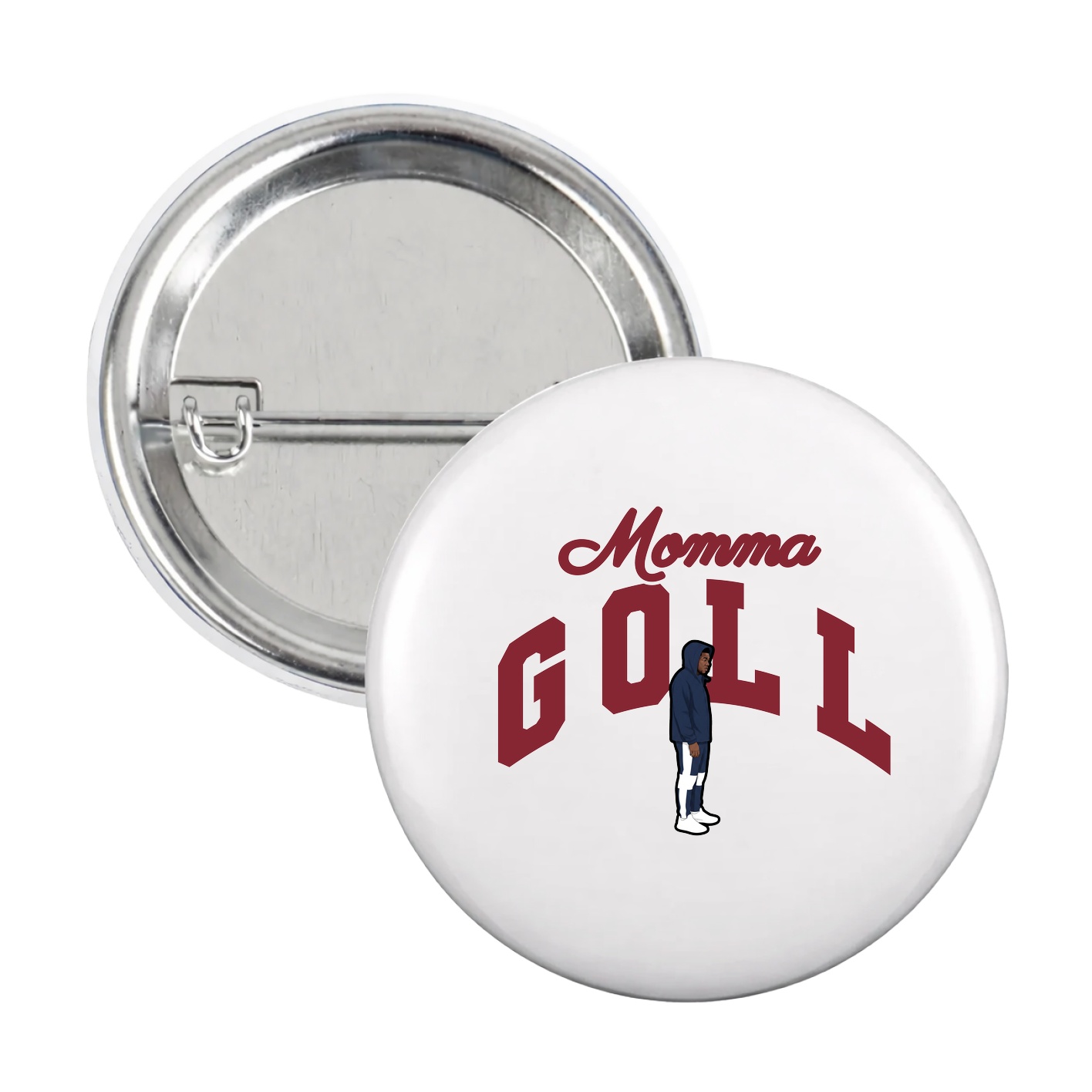 Game Day Button — Mothers Day Arch in White