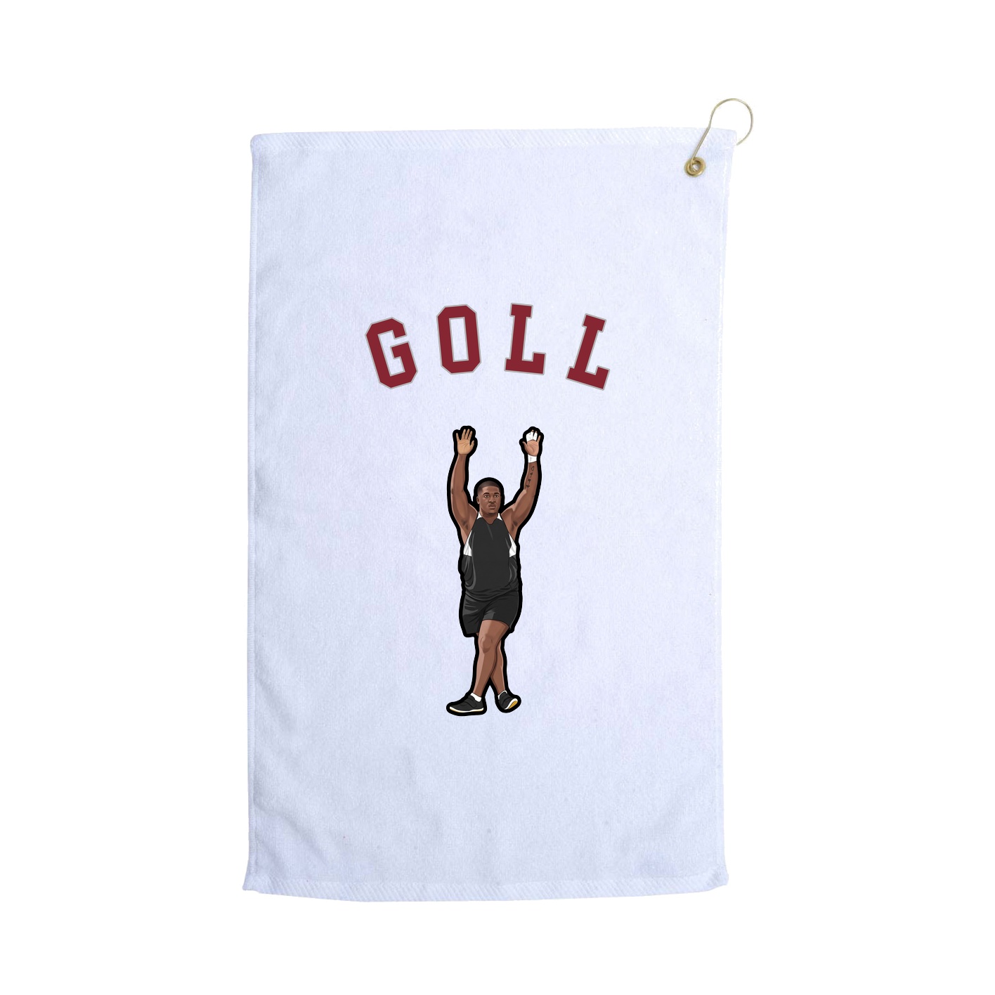 Golf Towel — Shirsey Arch in White