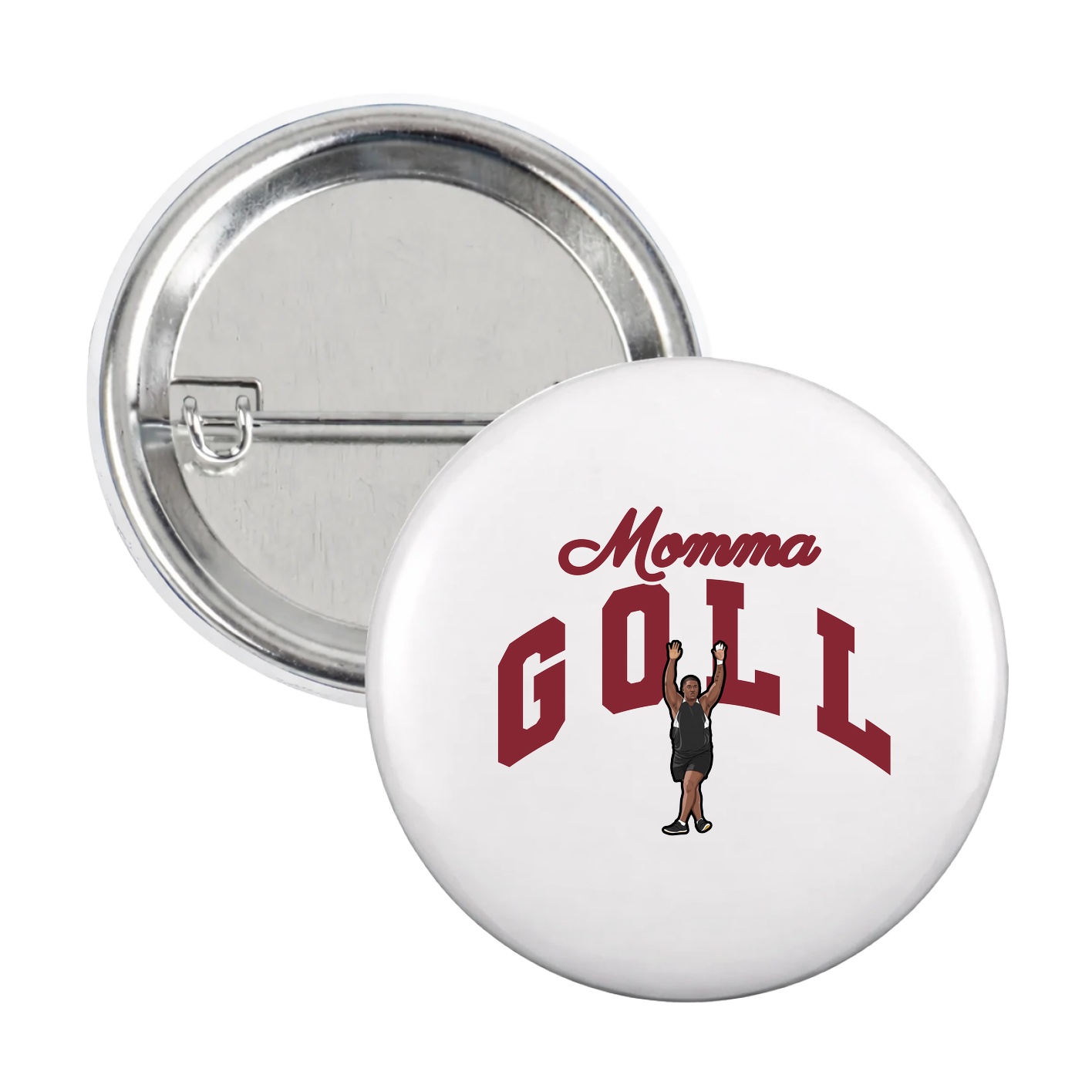 Game Day Button — Mothers Day Arch in White
