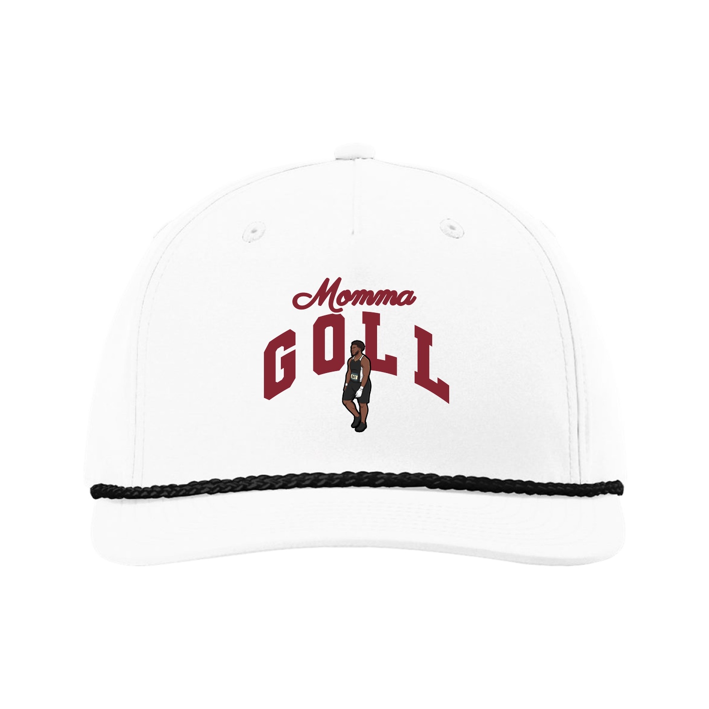 Five-Panel Classic Rope Cap — Mothers Day Arch in White