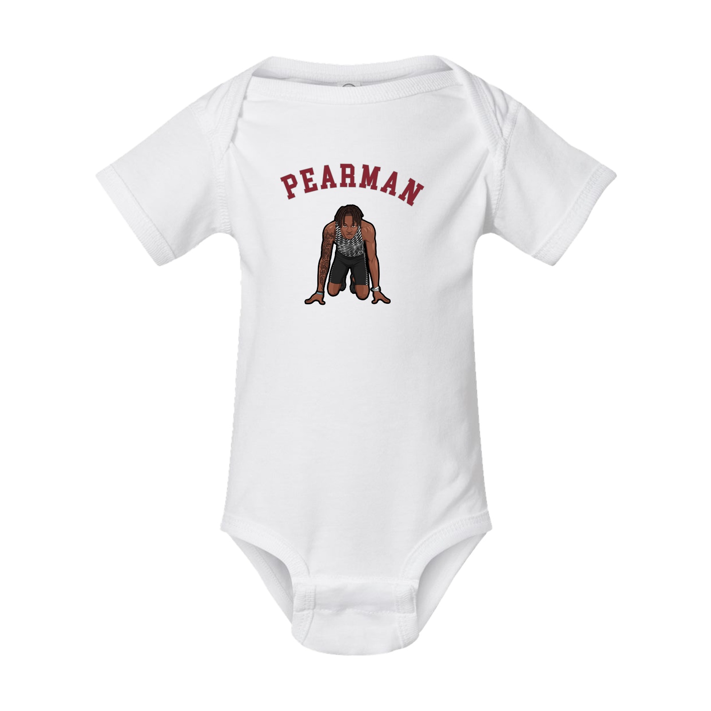 Baby Onesie — Shirsey Arch in White