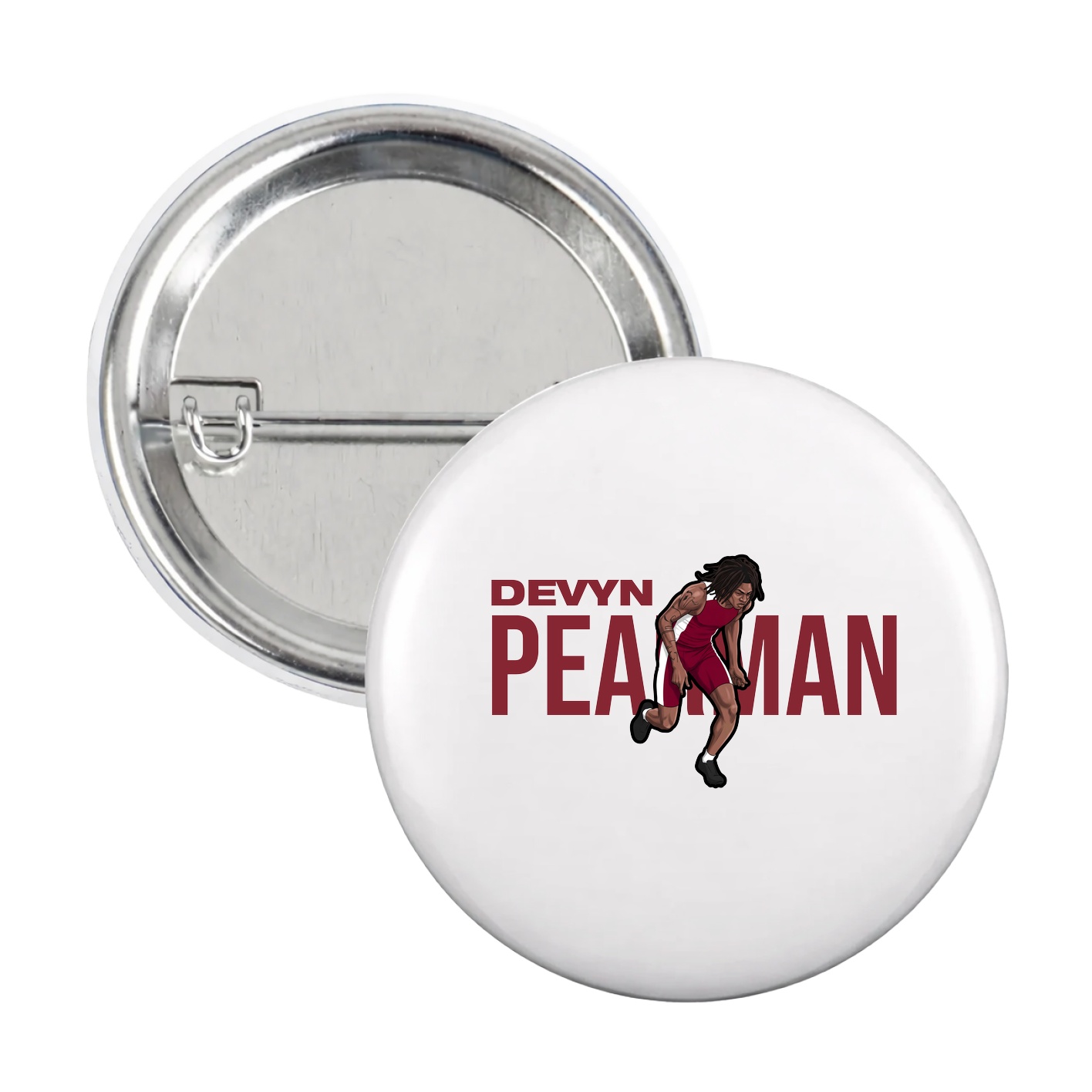 Game Day Button — Player Name in White