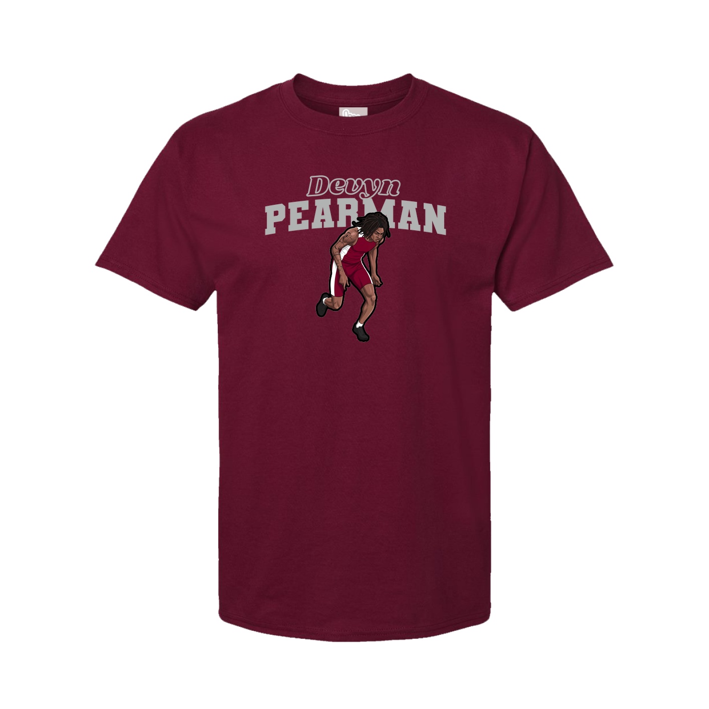 Youth Tee — Name Arch in Cardinal