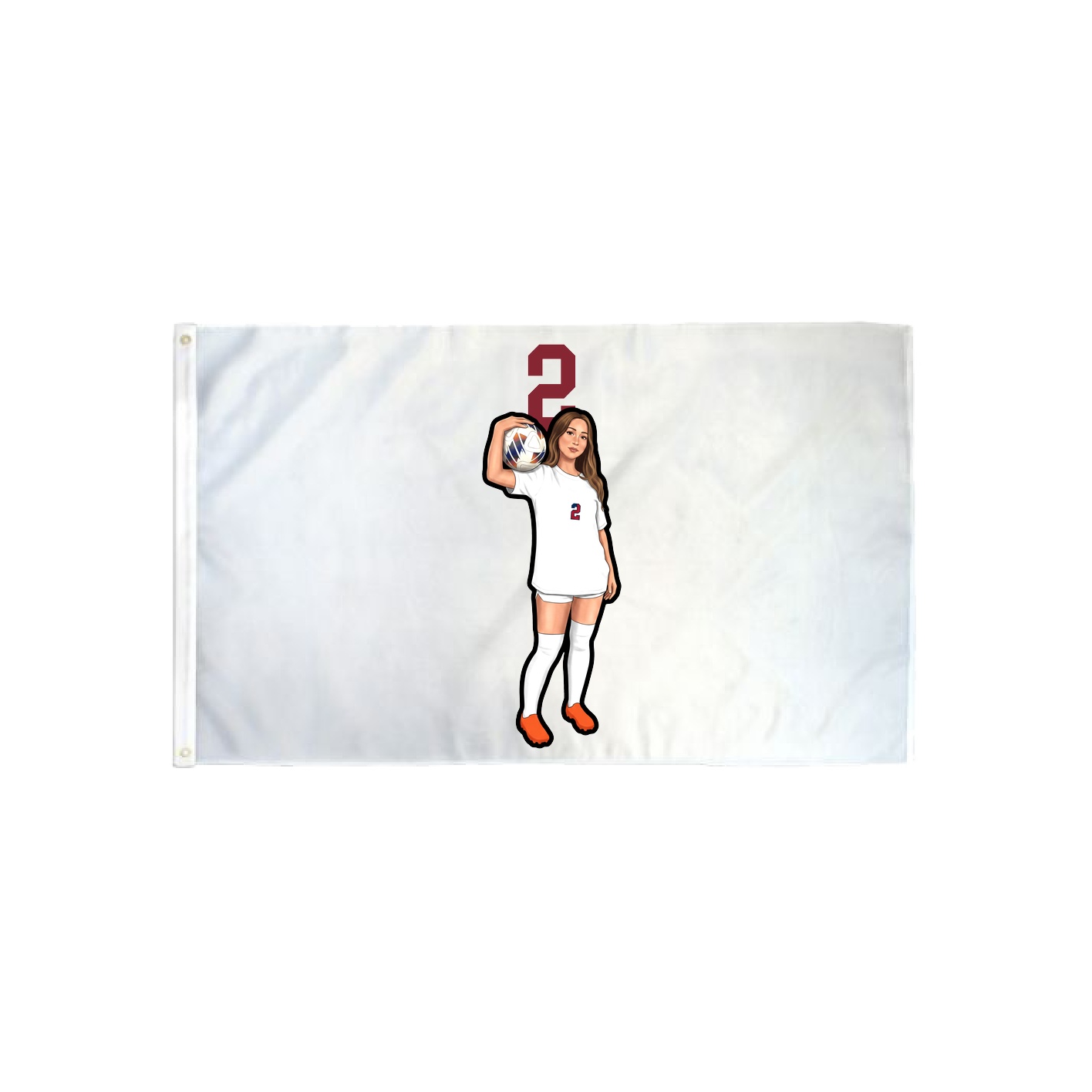 3x5 Flag — Number Top in Classic