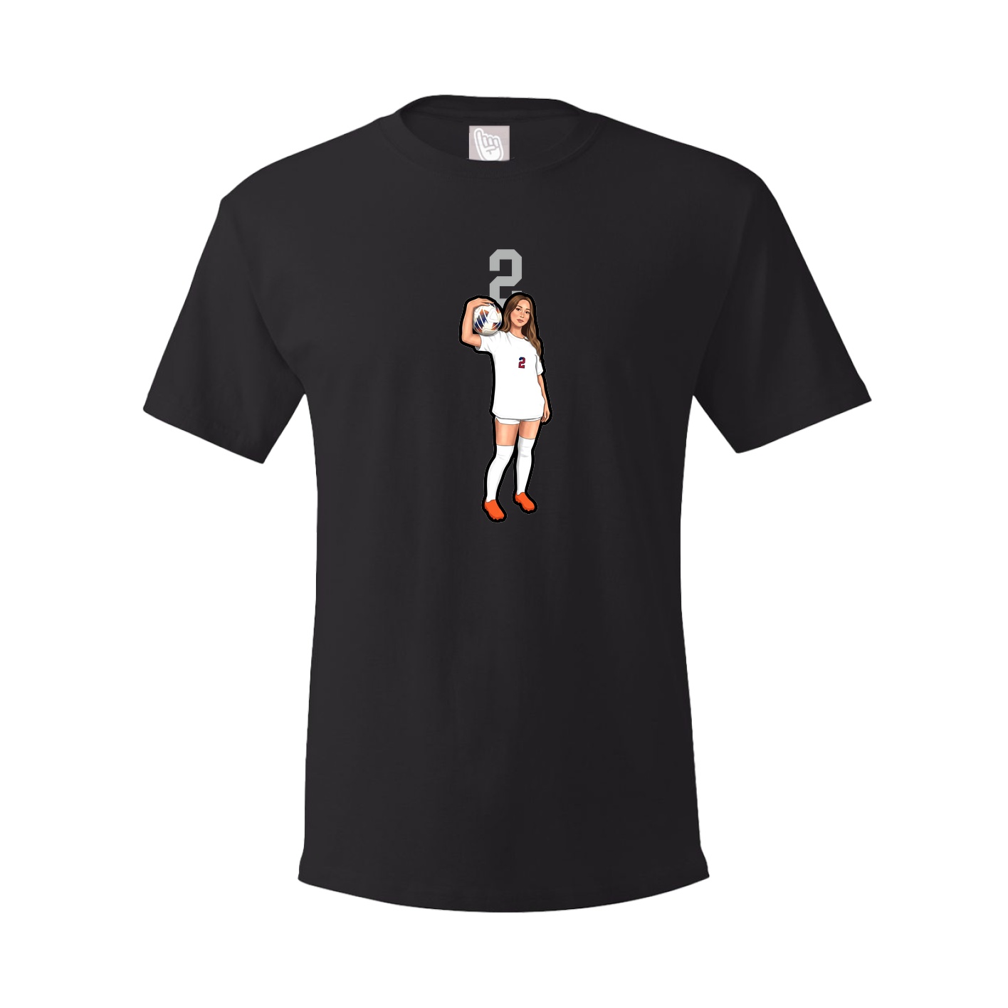 Tee — Number Top in Black
