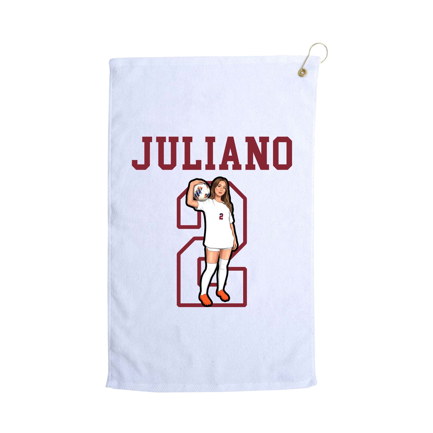 Golf Towel — Shirsey in White