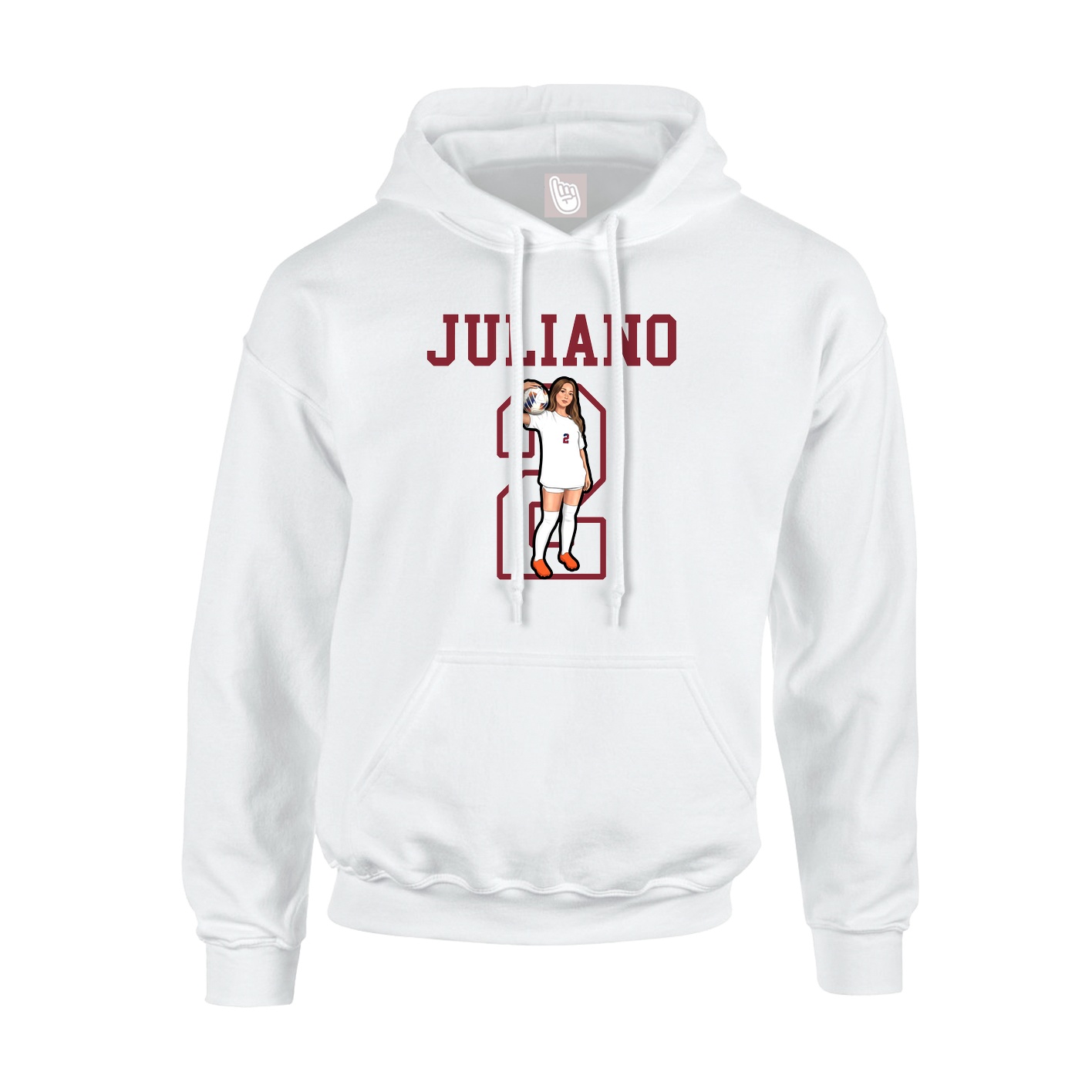 Youth Hoodie — Shirsey in White