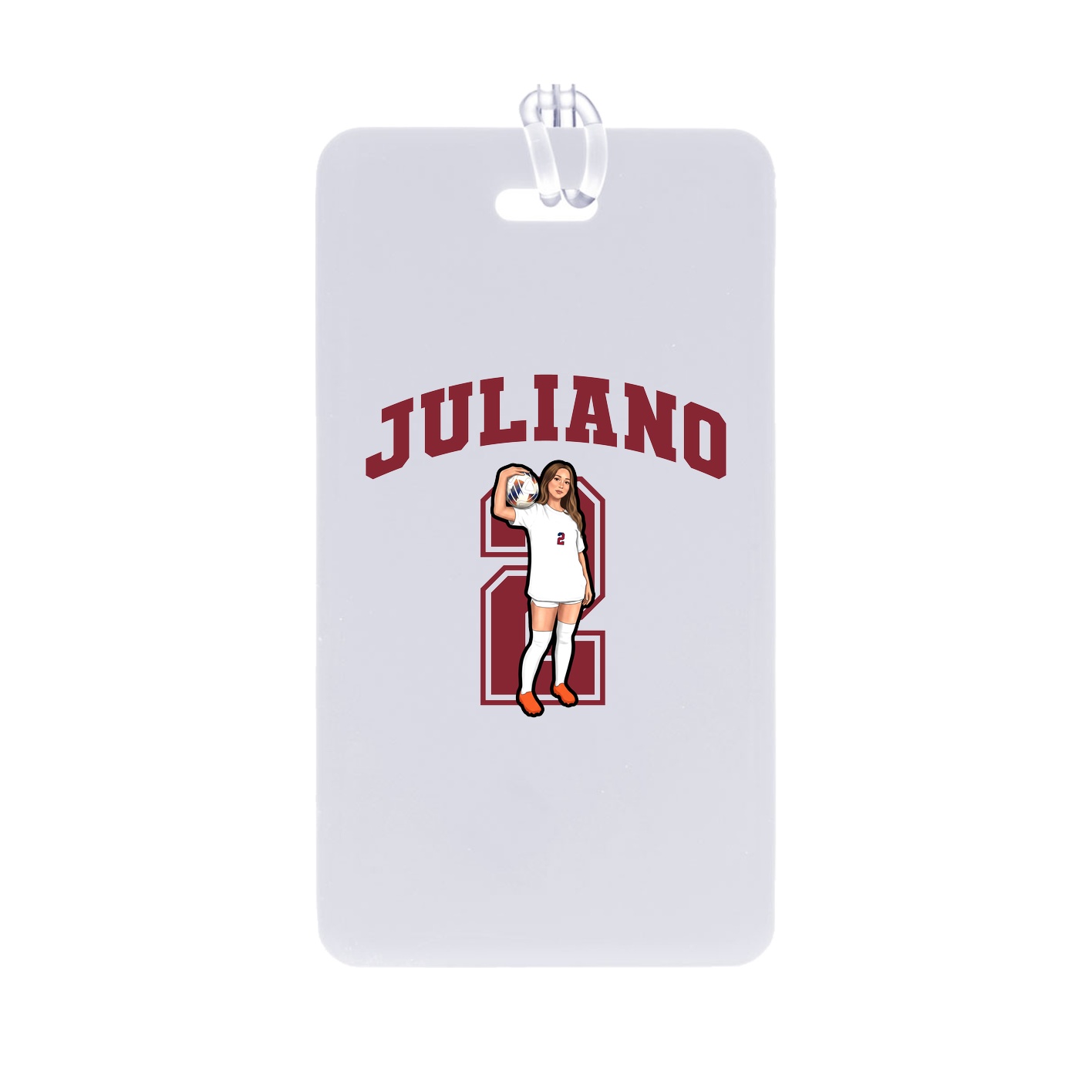 Bag Tag — Number in Classic