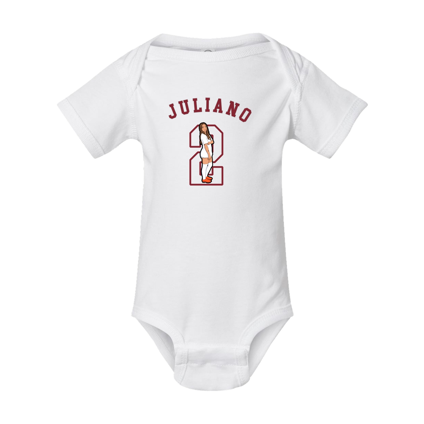 Baby Onesie — Shirsey Arch in White