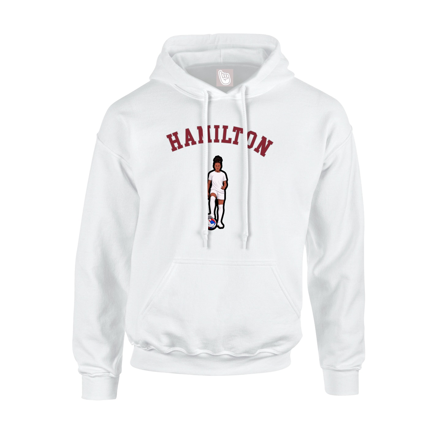 Hoodie — Shirsey Arch in White