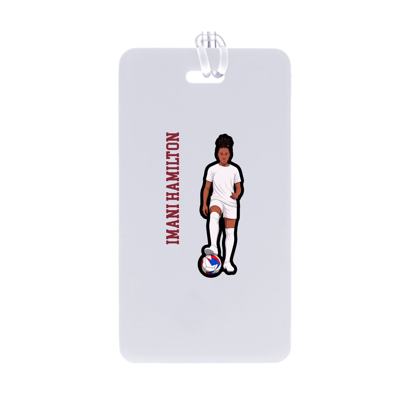 Bag Tag — Name Vertical in Classic