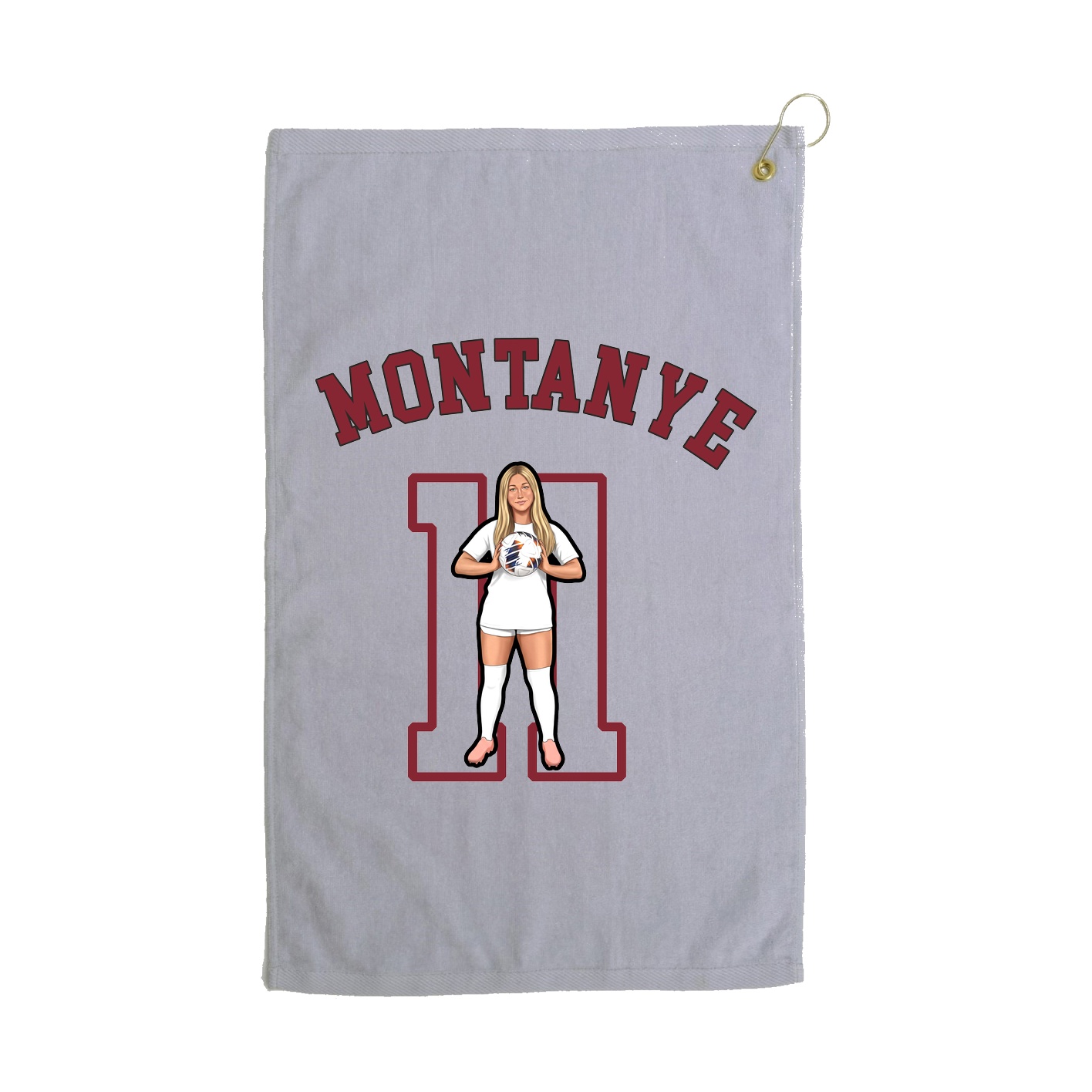 Golf Towel — Shirsey Arch in Grey