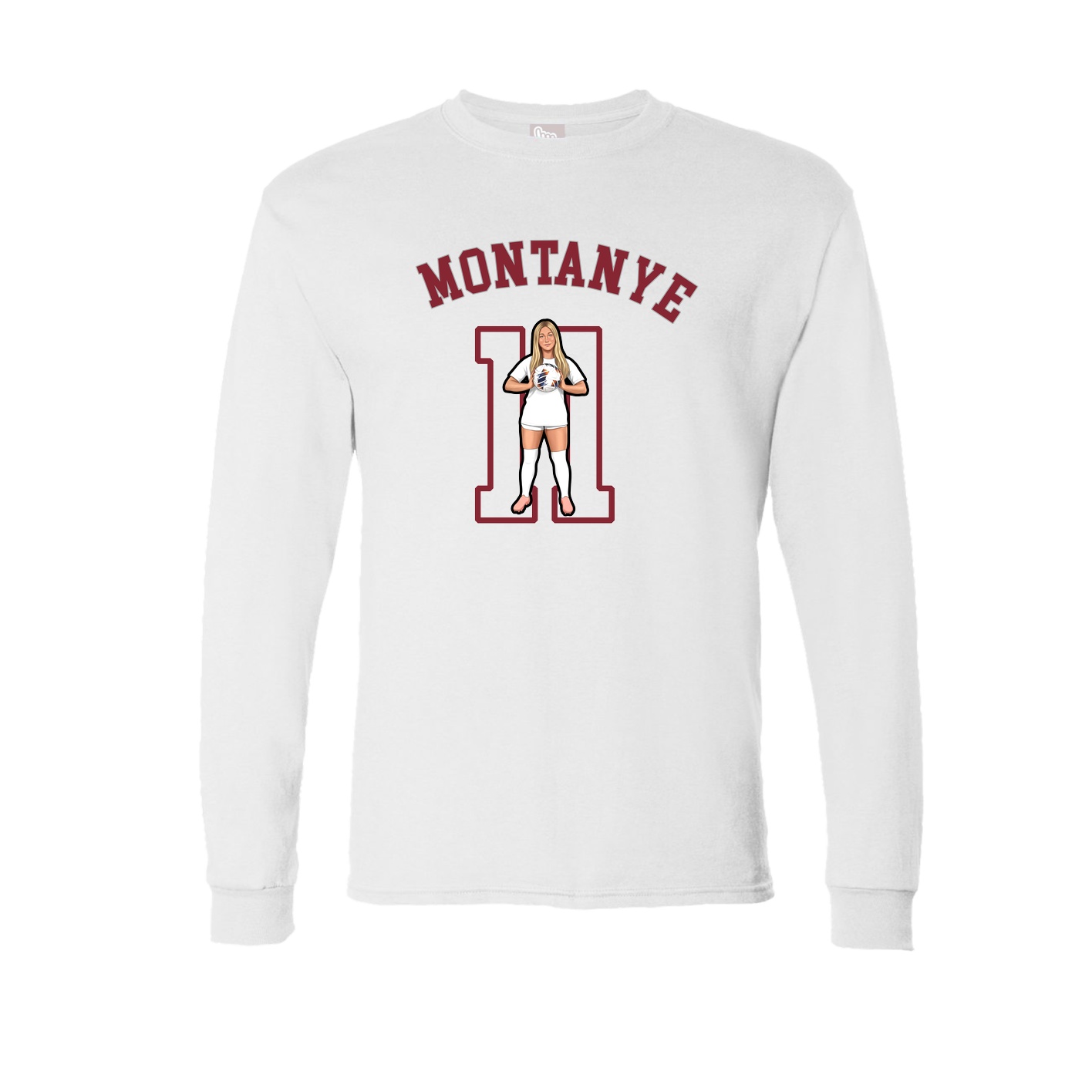 Long Sleeve Tee — Shirsey Arch in White