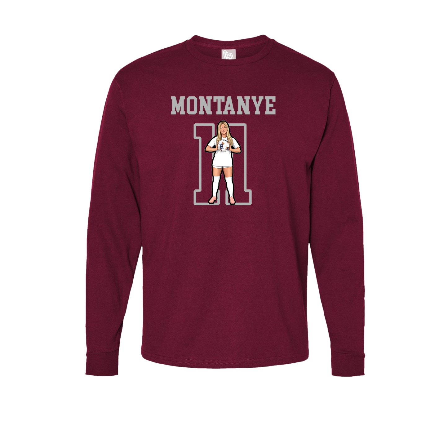 Long Sleeve Tee — Shirsey in Cardinal