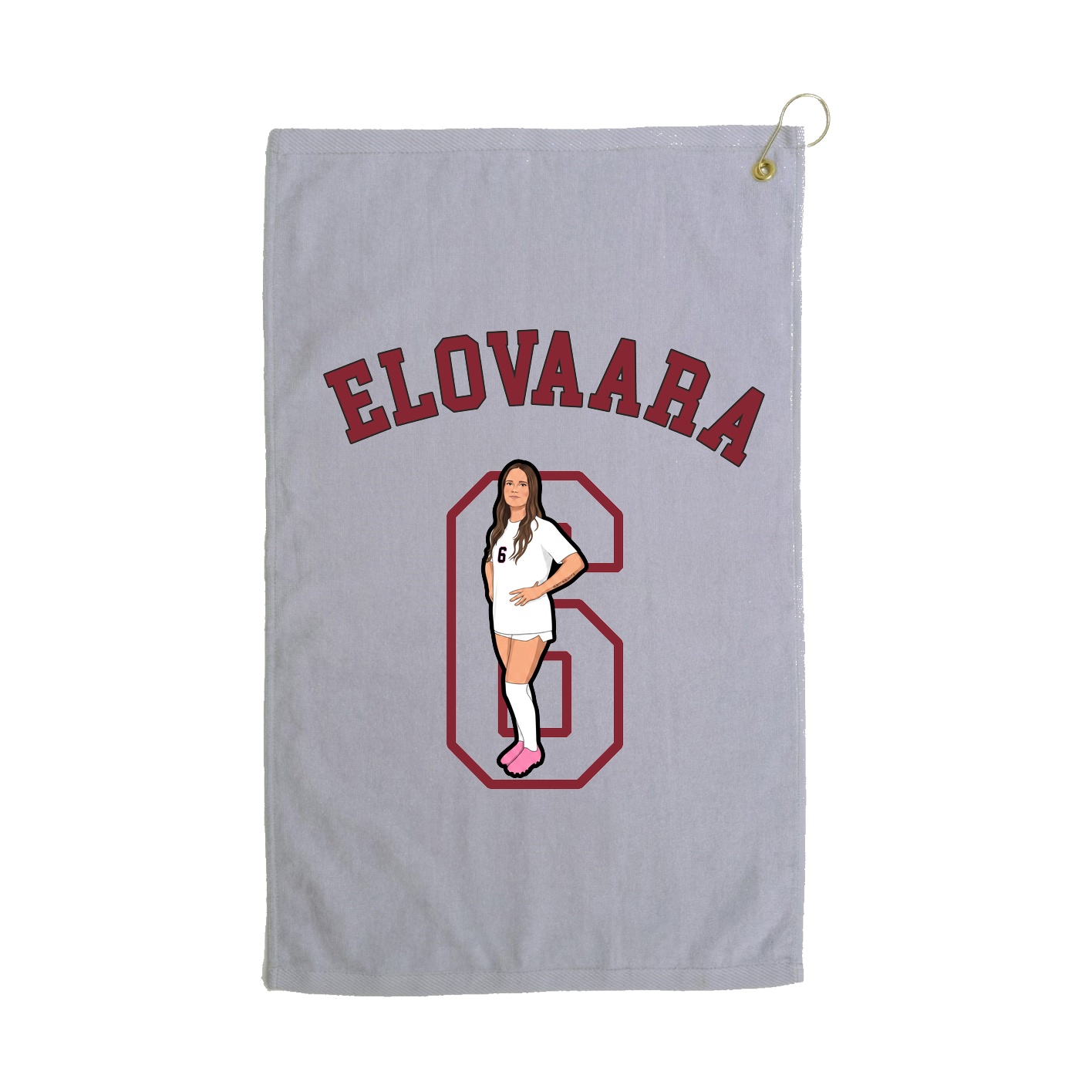 Golf Towel — Shirsey Arch in Grey
