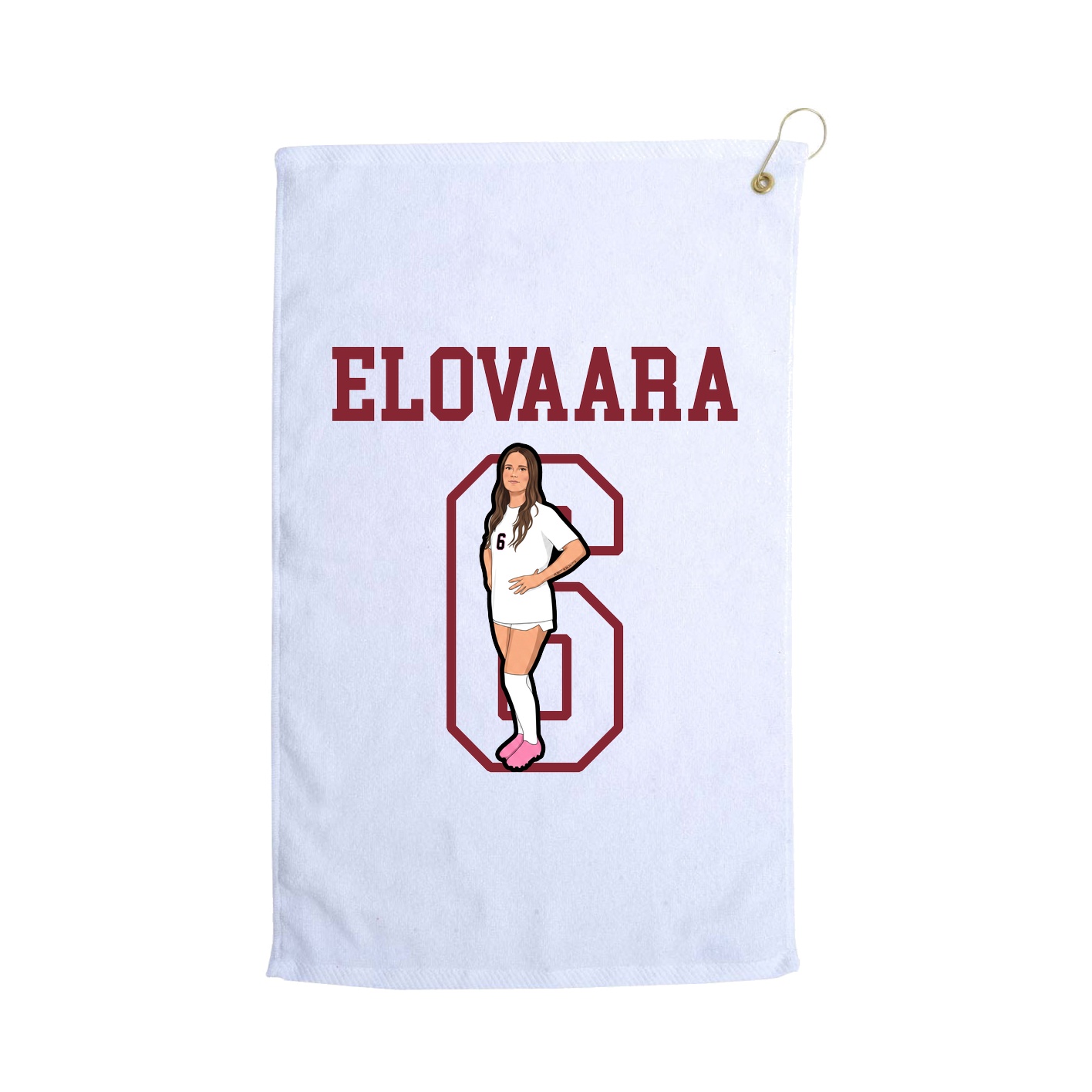 Golf Towel — Shirsey in White