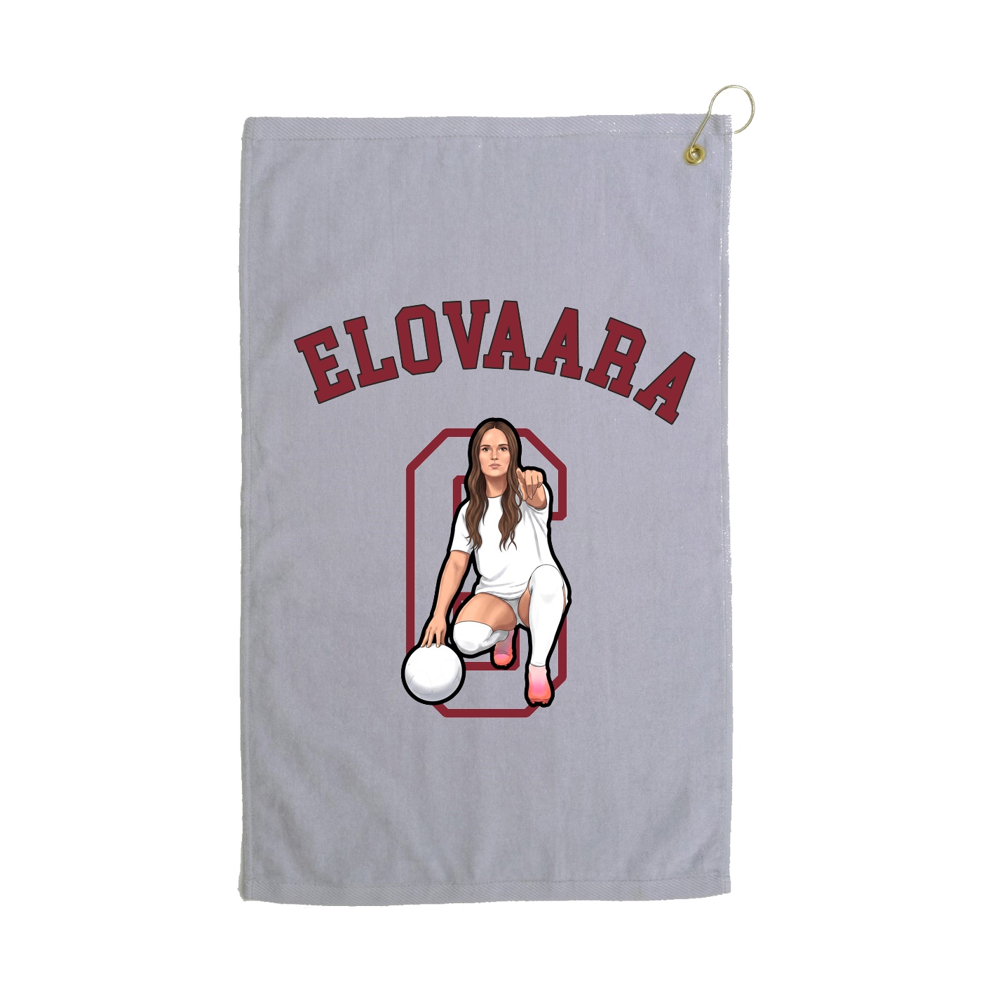 Golf Towel — Shirsey Arch in Grey