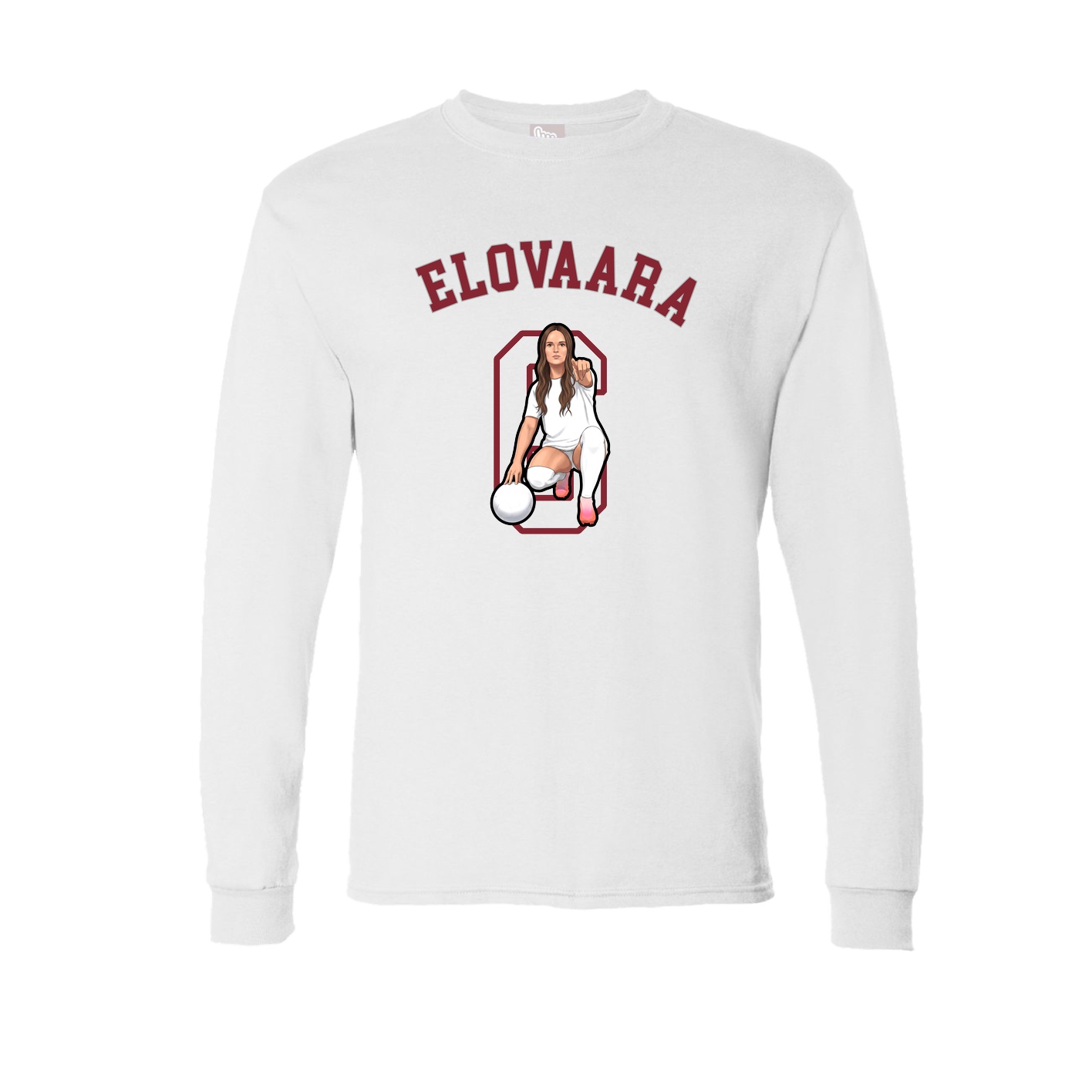 Long Sleeve Tee — Shirsey Arch in White