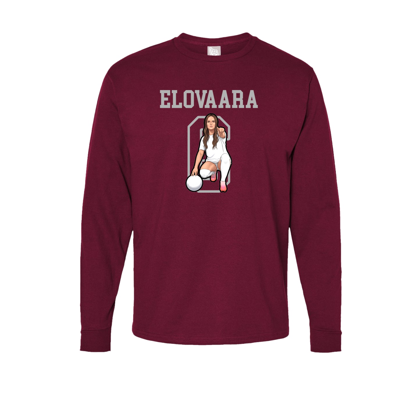 Long Sleeve Tee — Shirsey in Cardinal