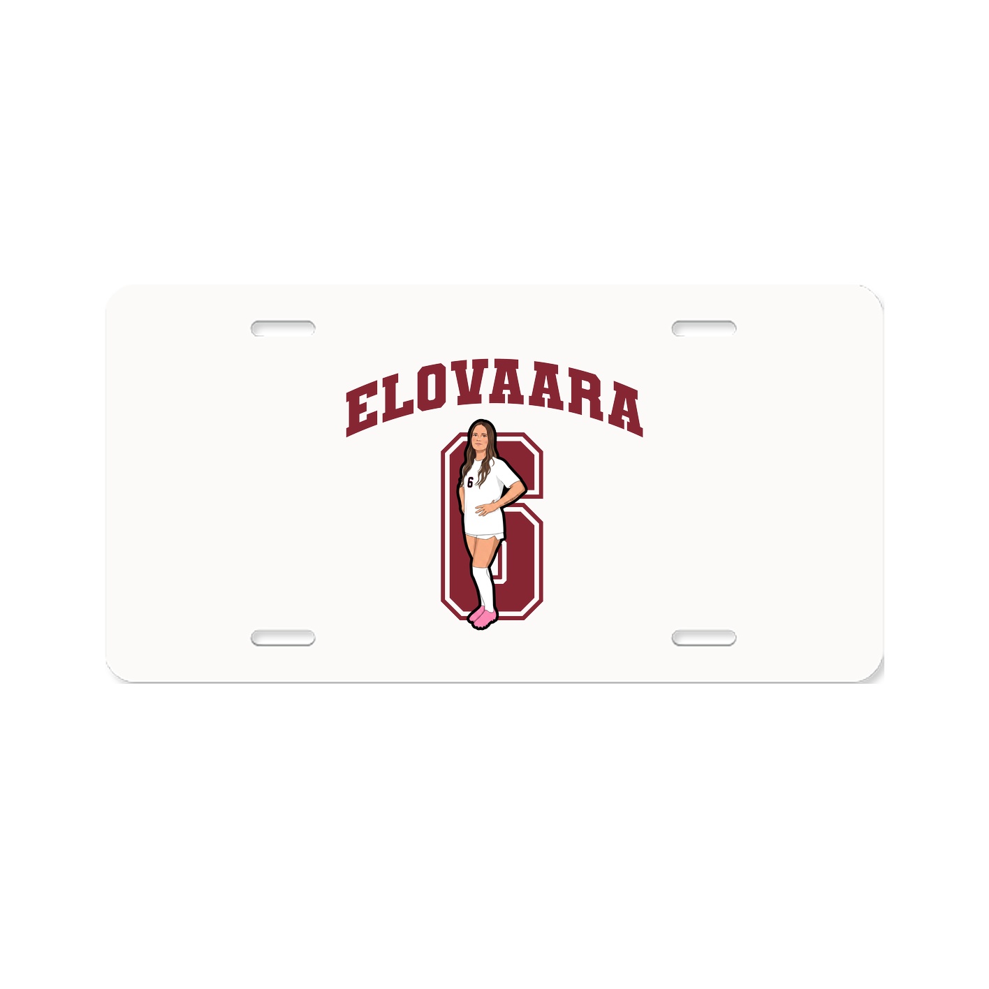 License Plate — Number in Classic