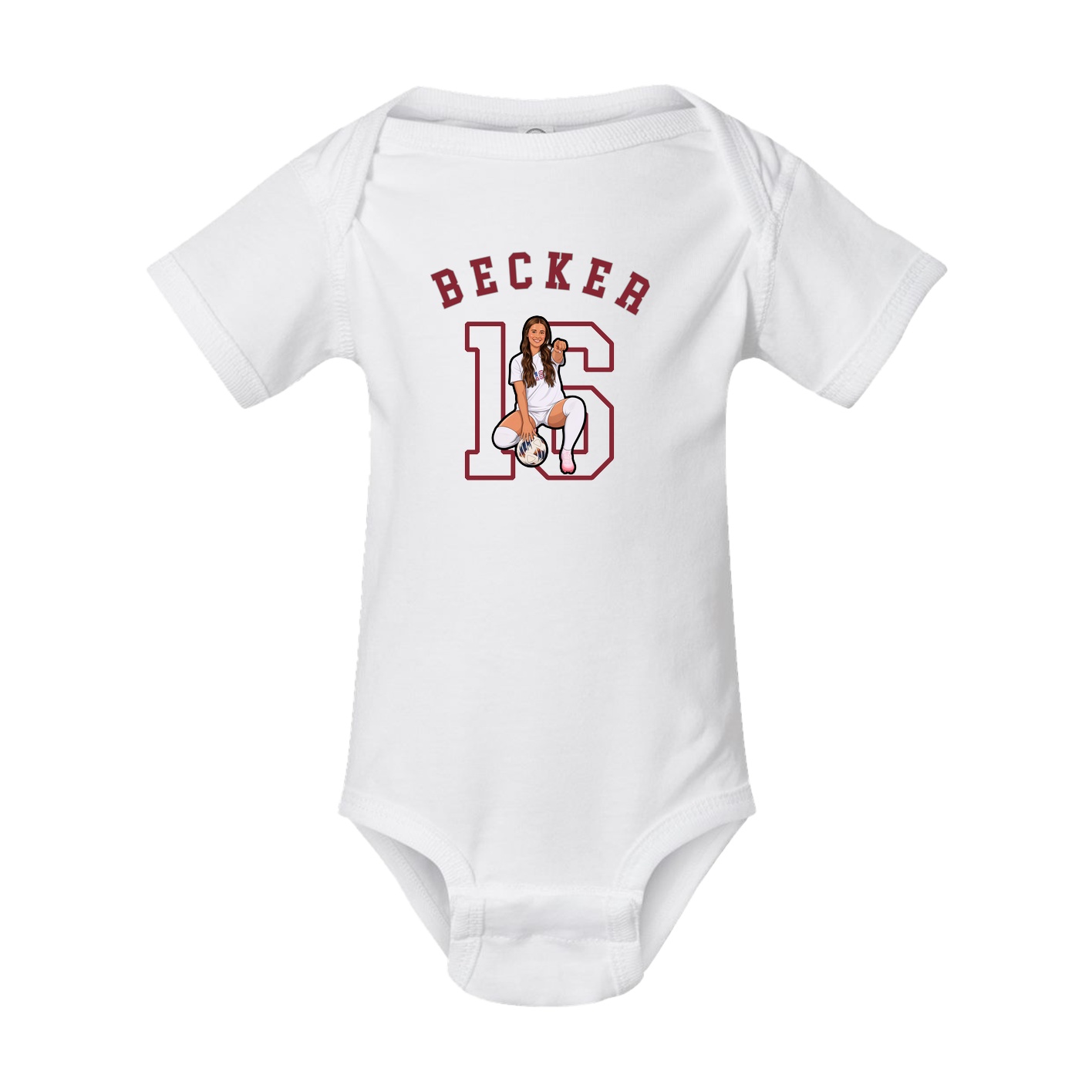Baby Onesie — Shirsey Arch in White