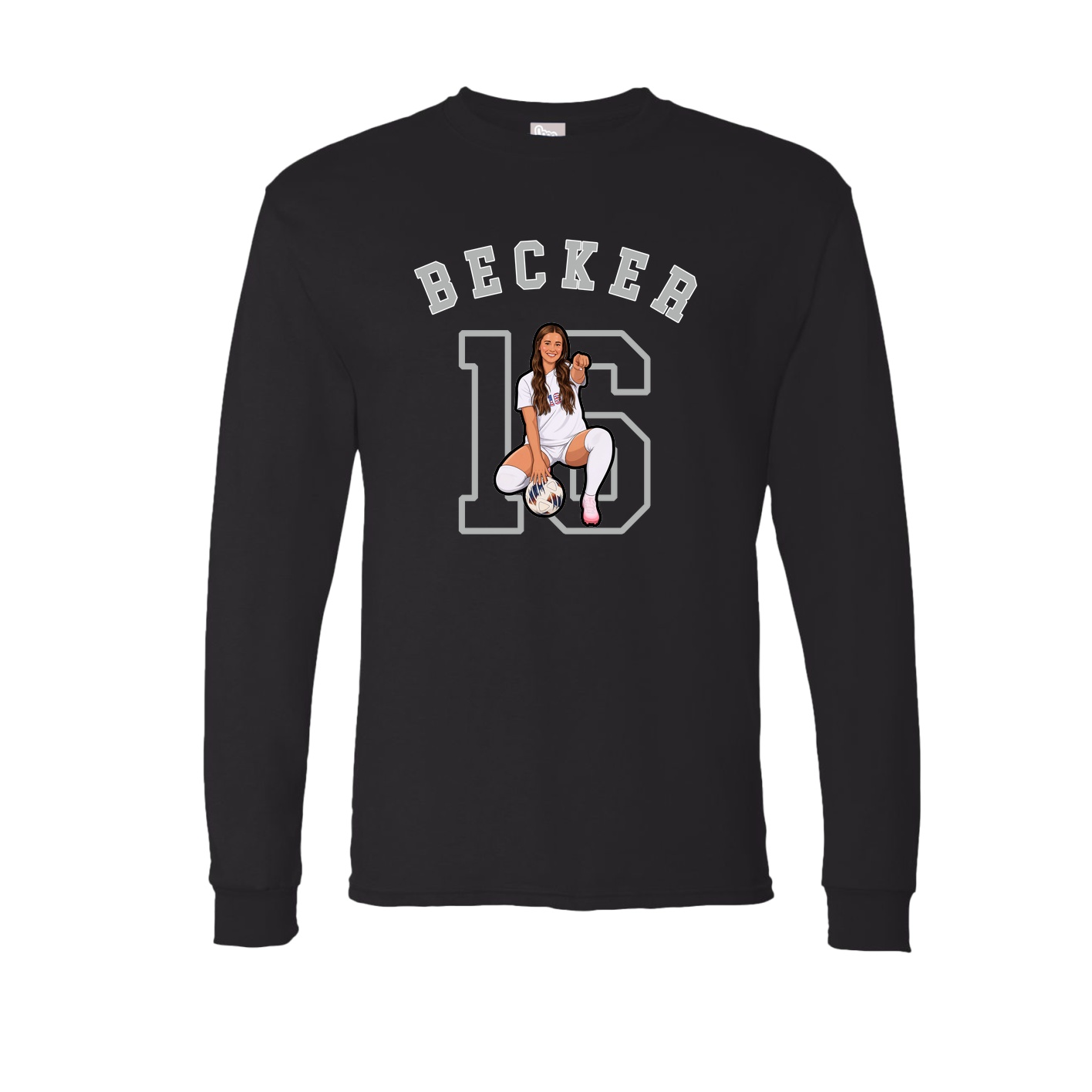 Long Sleeve Tee — Shirsey Arch in Black