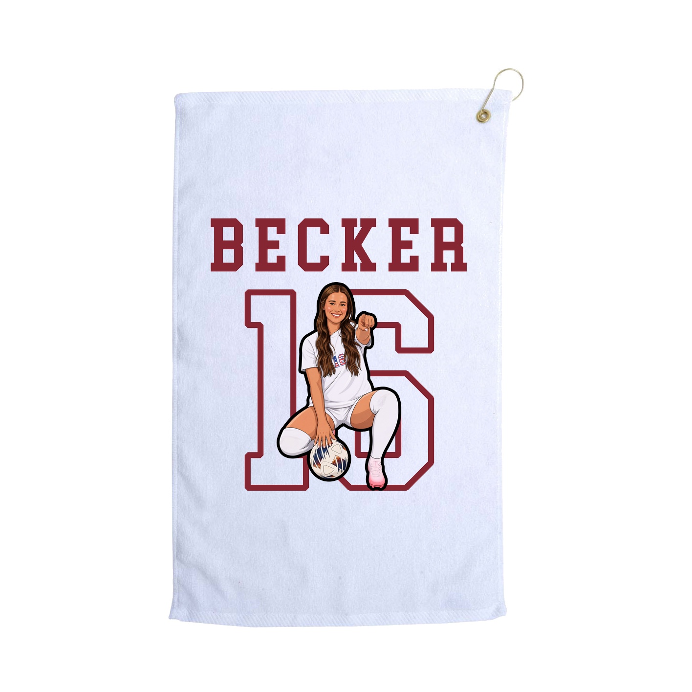 Golf Towel — Shirsey in White