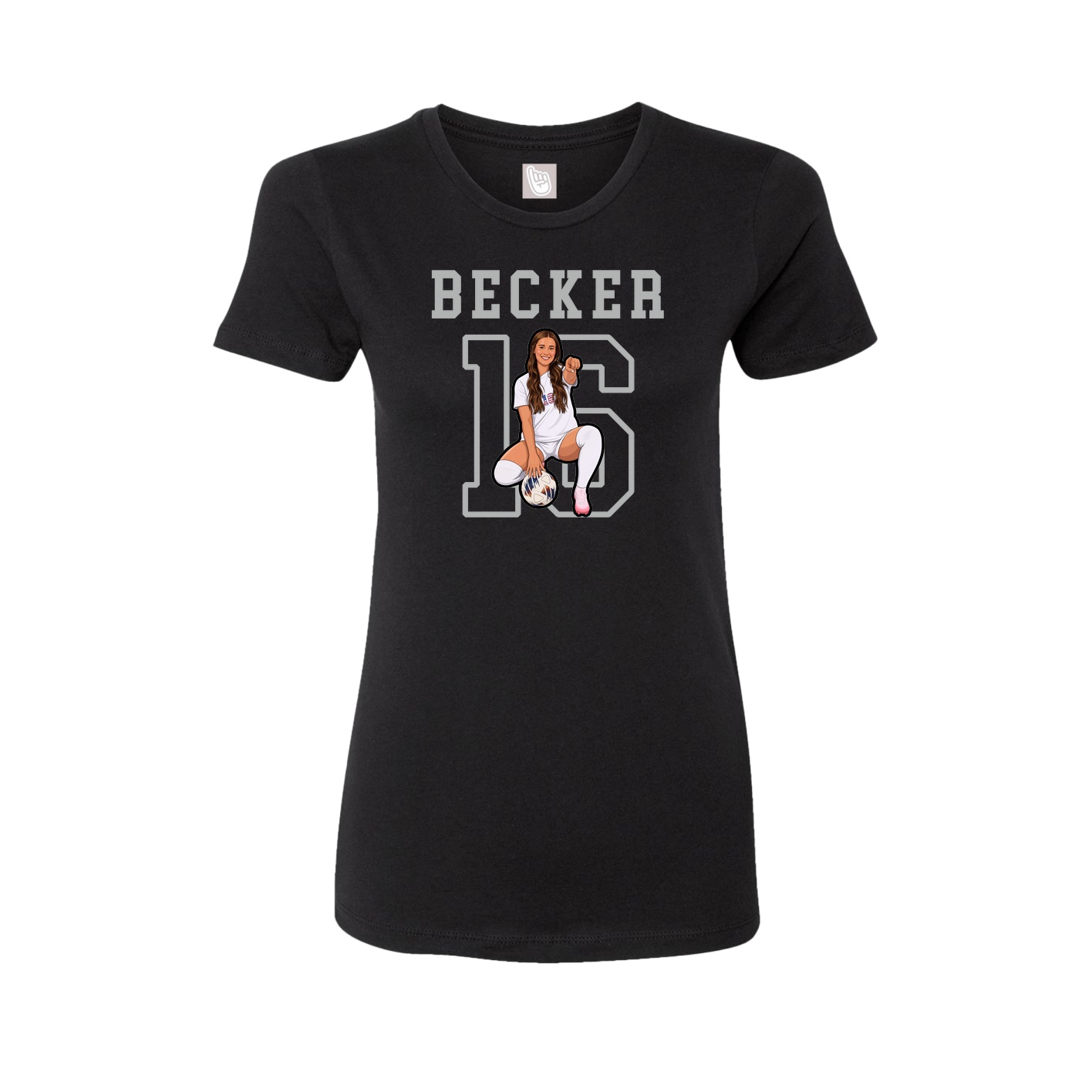 Fitted Women's Tee — Shirsey in Black